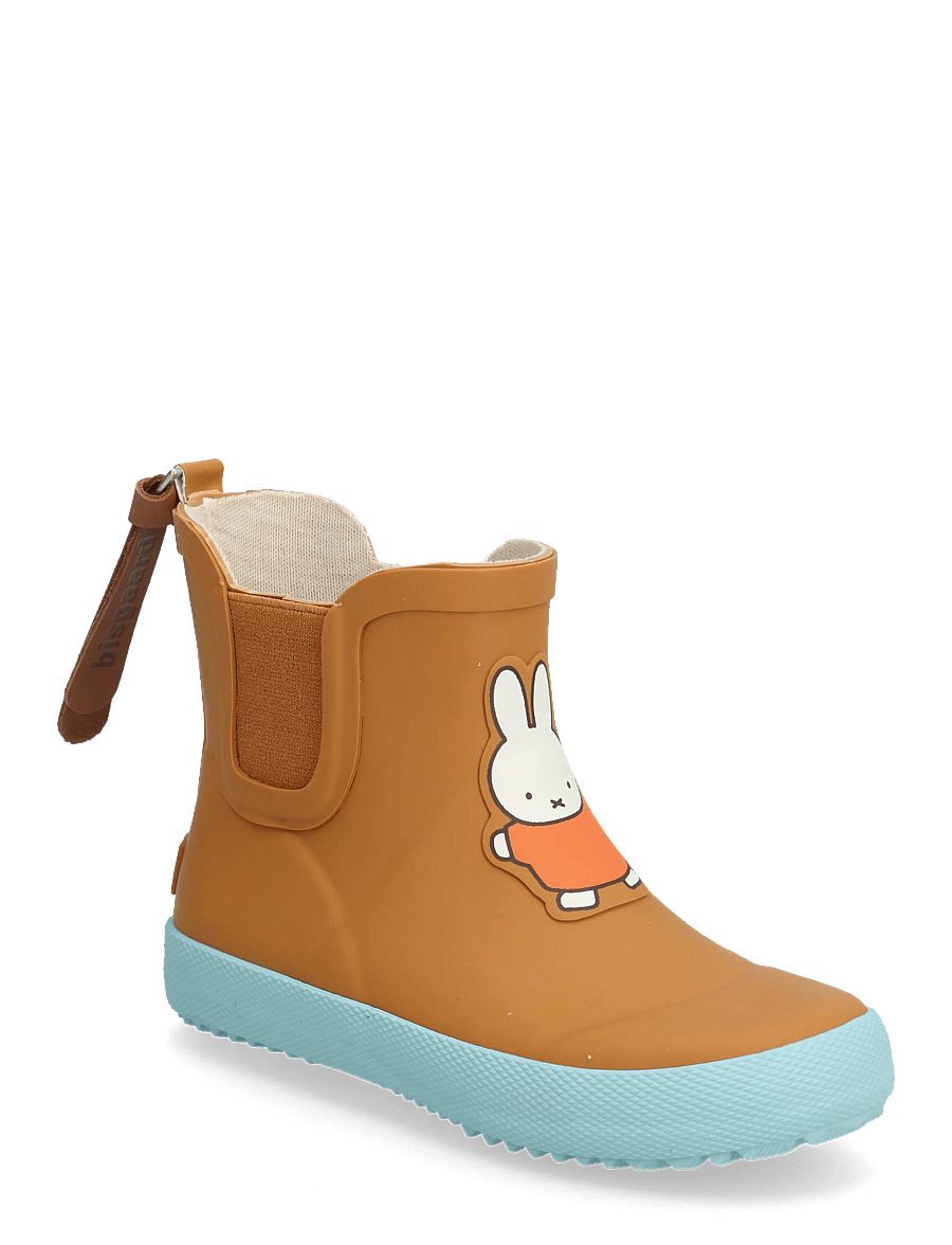 Bisgaard - miffy x bisgaard baby rubber - gummistøvler uden for - brown - 1
