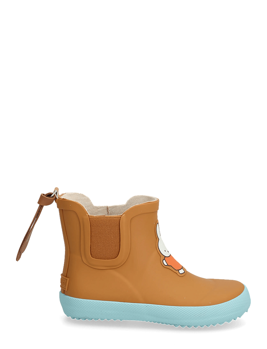 Bisgaard - miffy x bisgaard baby rubber - gummistøvler uden for - brown - 2