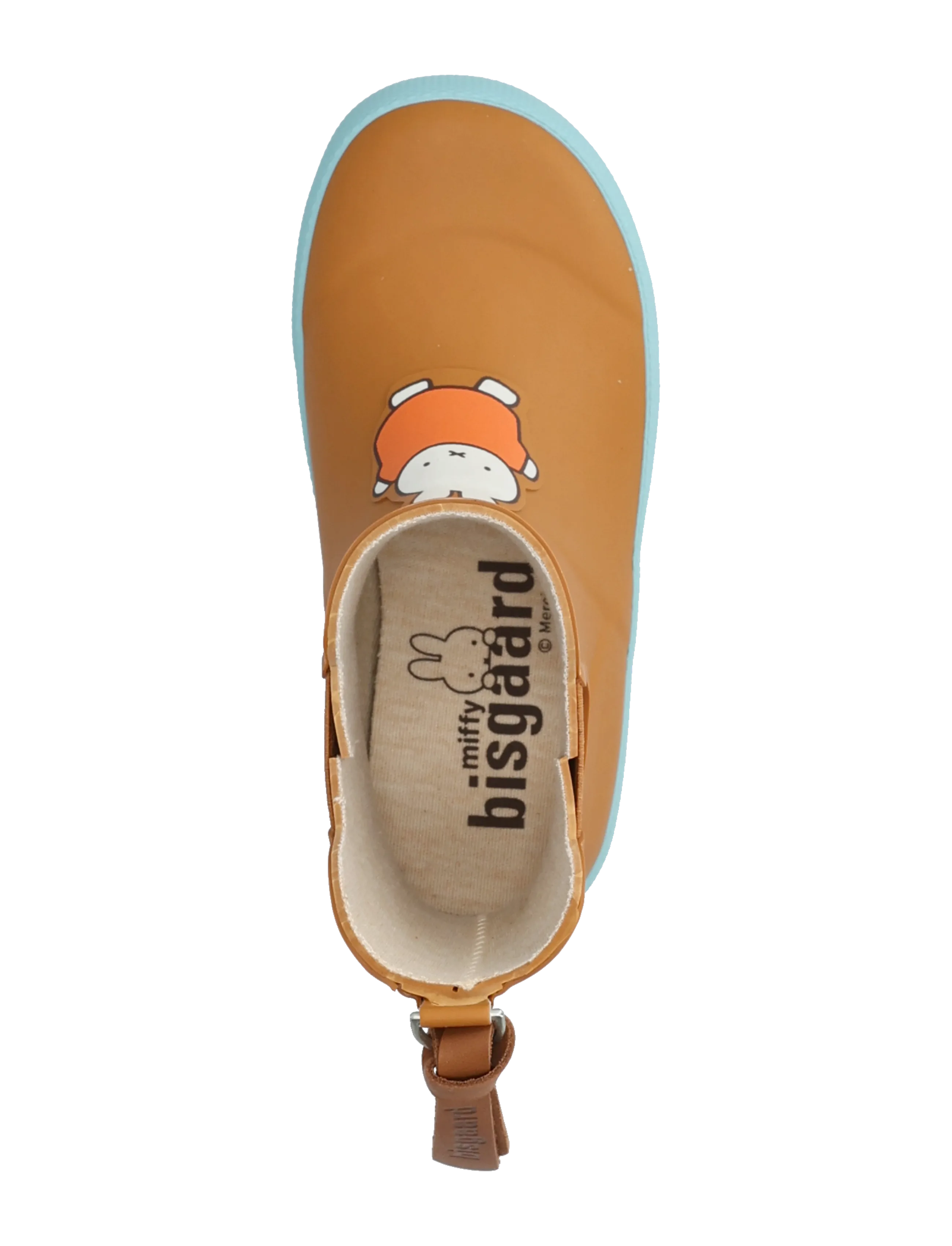 Bisgaard - miffy x bisgaard baby rubber - gummistøvler uden for - brown - 4