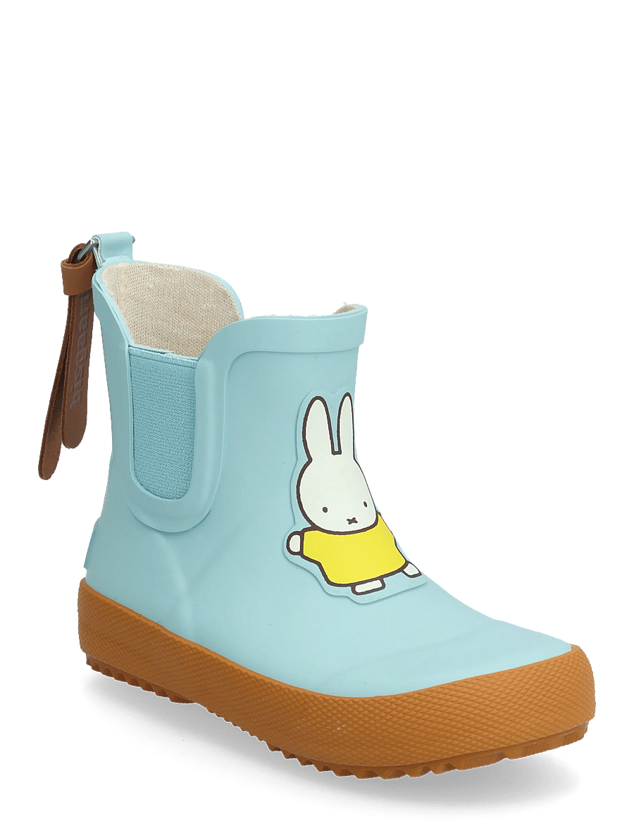 Bisgaard - miffy x bisgaard baby rubber - ungefütterte gummistiefel - sky blue - 1