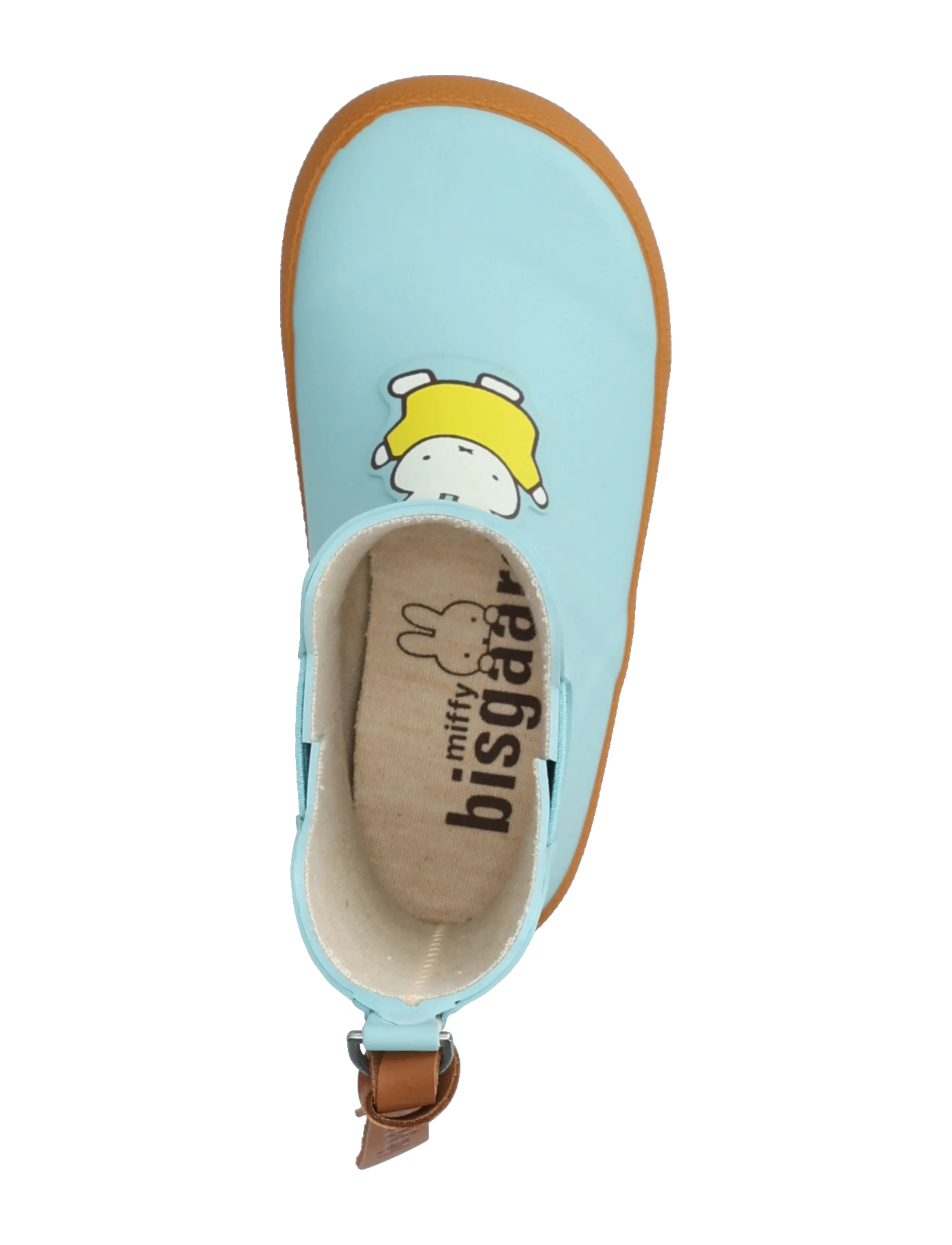 Bisgaard - miffy x bisgaard baby rubber - ungefütterte gummistiefel - sky blue - 4