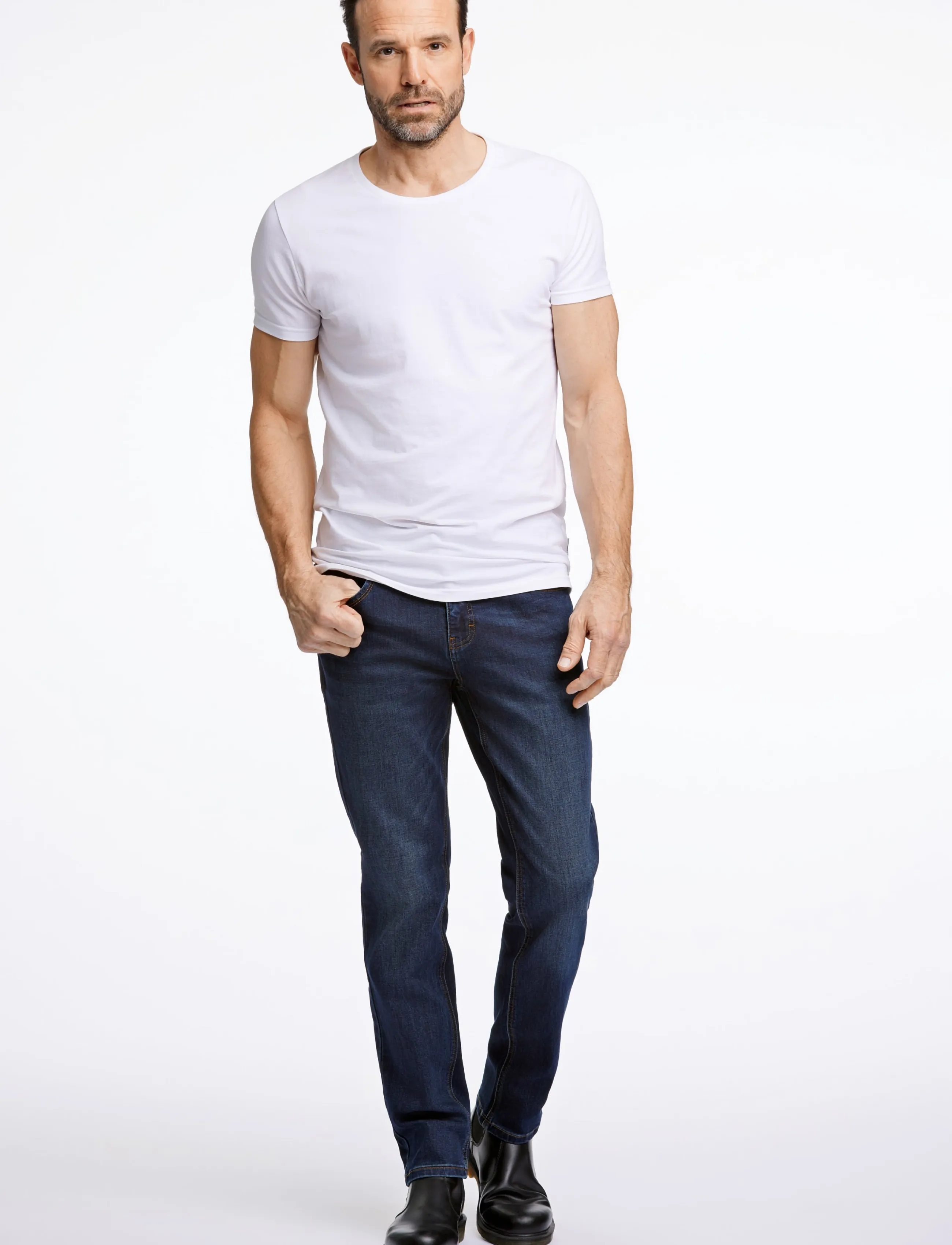 5 Pocket Jeans Superflex Stay Cool Taperet Fit