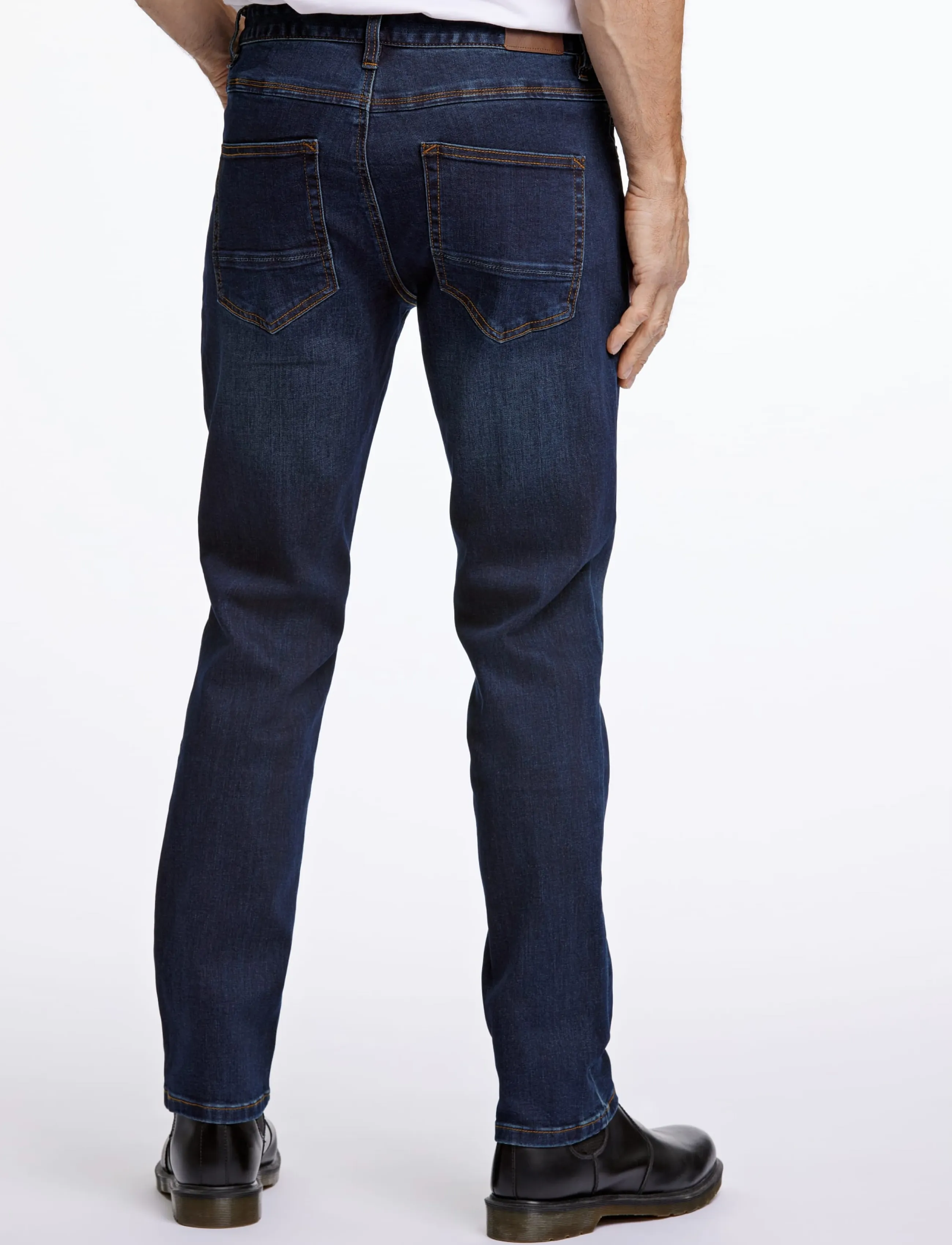 Bison 5 Pocket Jeans Superflex Stay Cool Taperet Fit herr – bild 3
