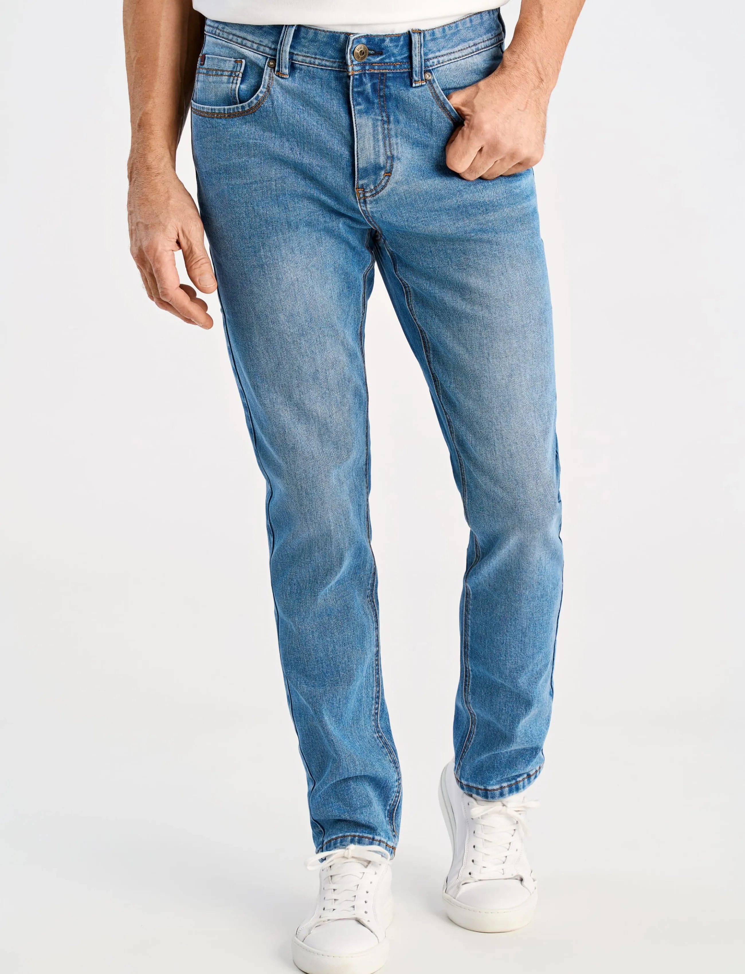 Bison Superflex 5 Pocket Jeans Stay Cool herr – bild 2
