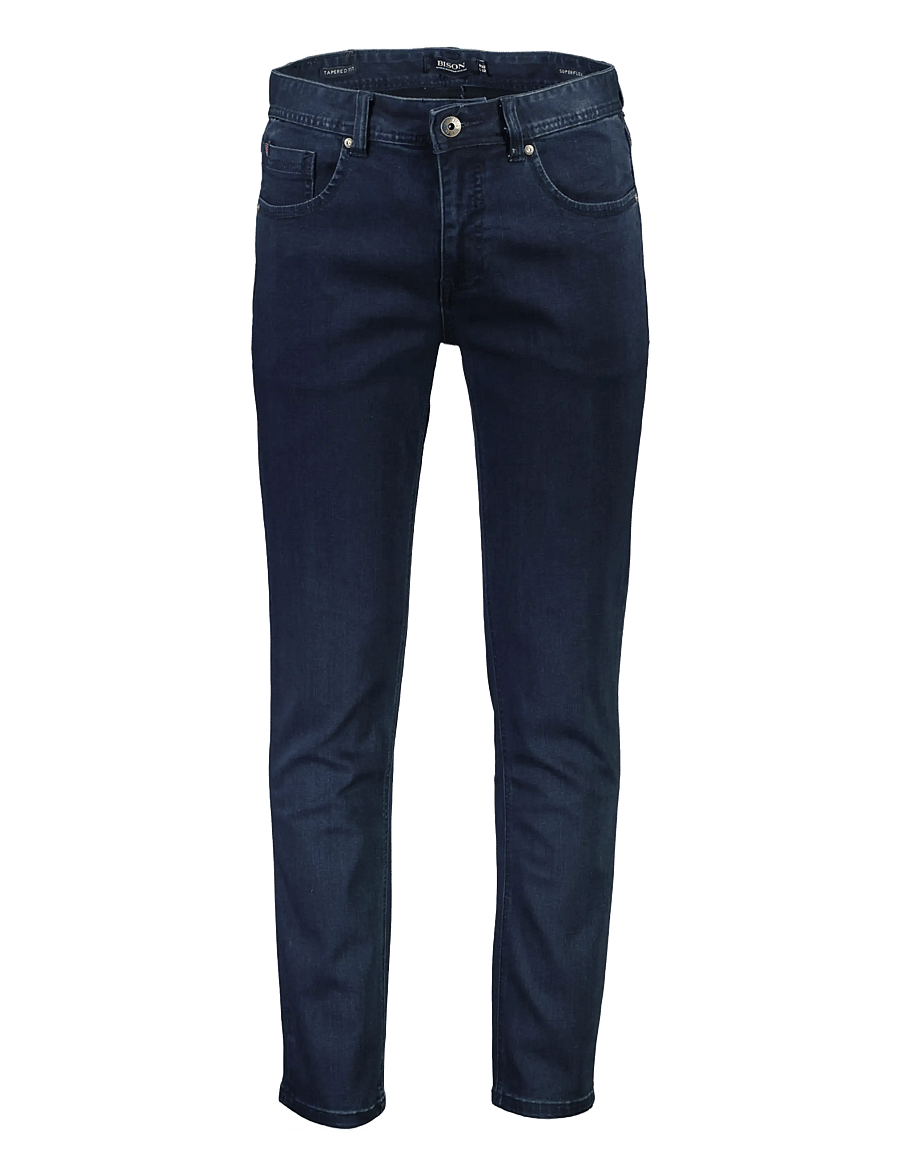 Bison - 5 pocket jeans - Superflex - Tapered fit - schmal zulaufende jeans - fine blue - 1