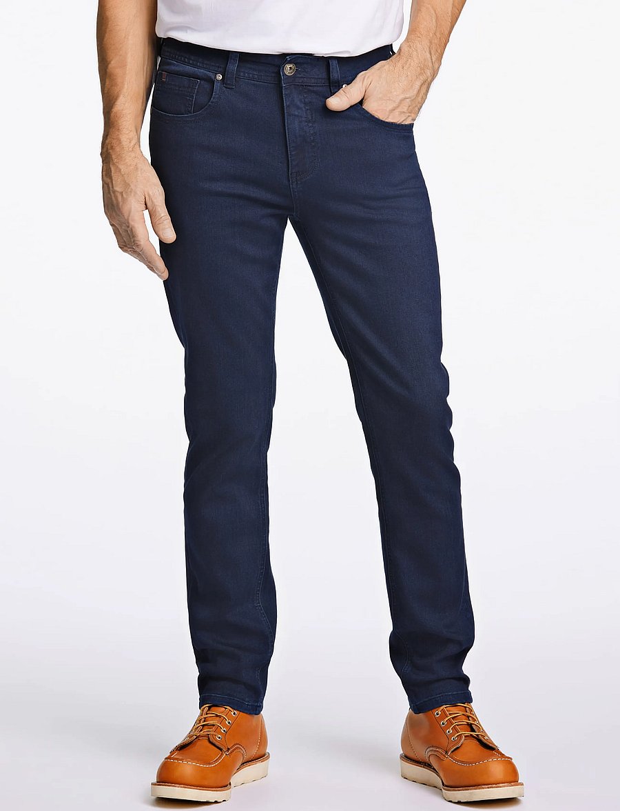 Bison - 5 pocket jeans - Superflex - Tapered fit - schmal zulaufende jeans - fine blue - 0