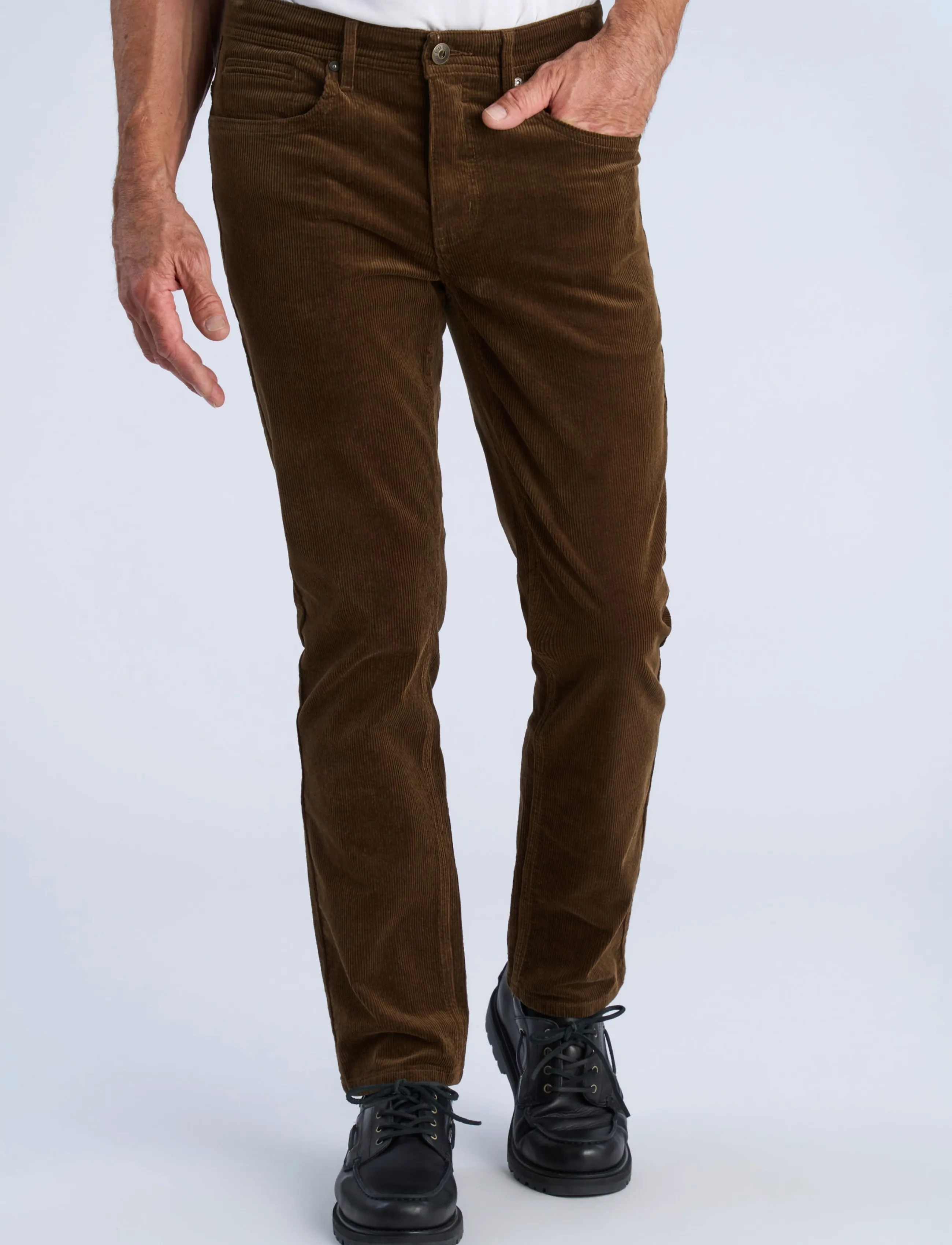 Bison 5 Pocket Corduroy Pants casual byxor herr – bild 2