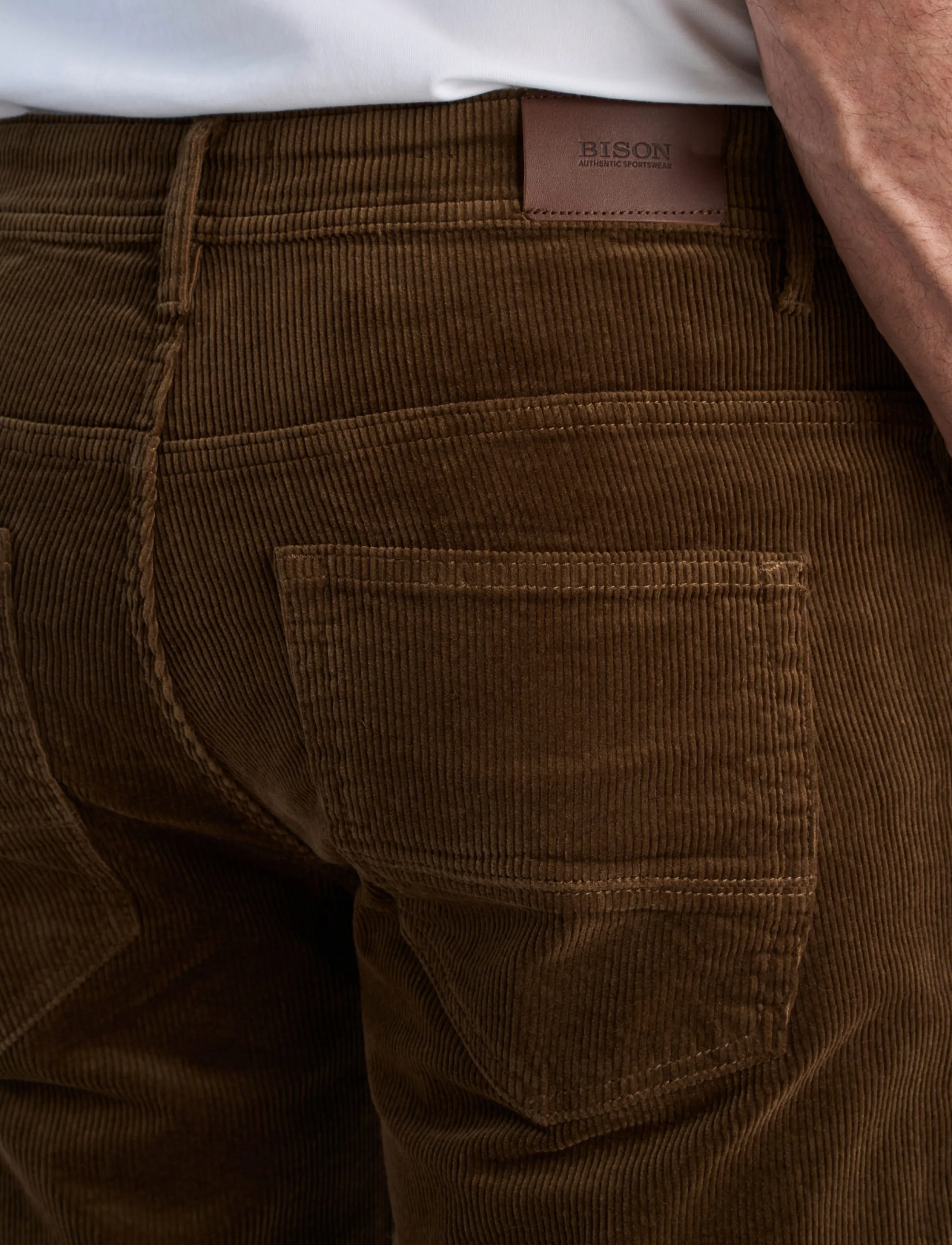 Bison 5 Pocket Corduroy Pants casual byxor herr – bild 4