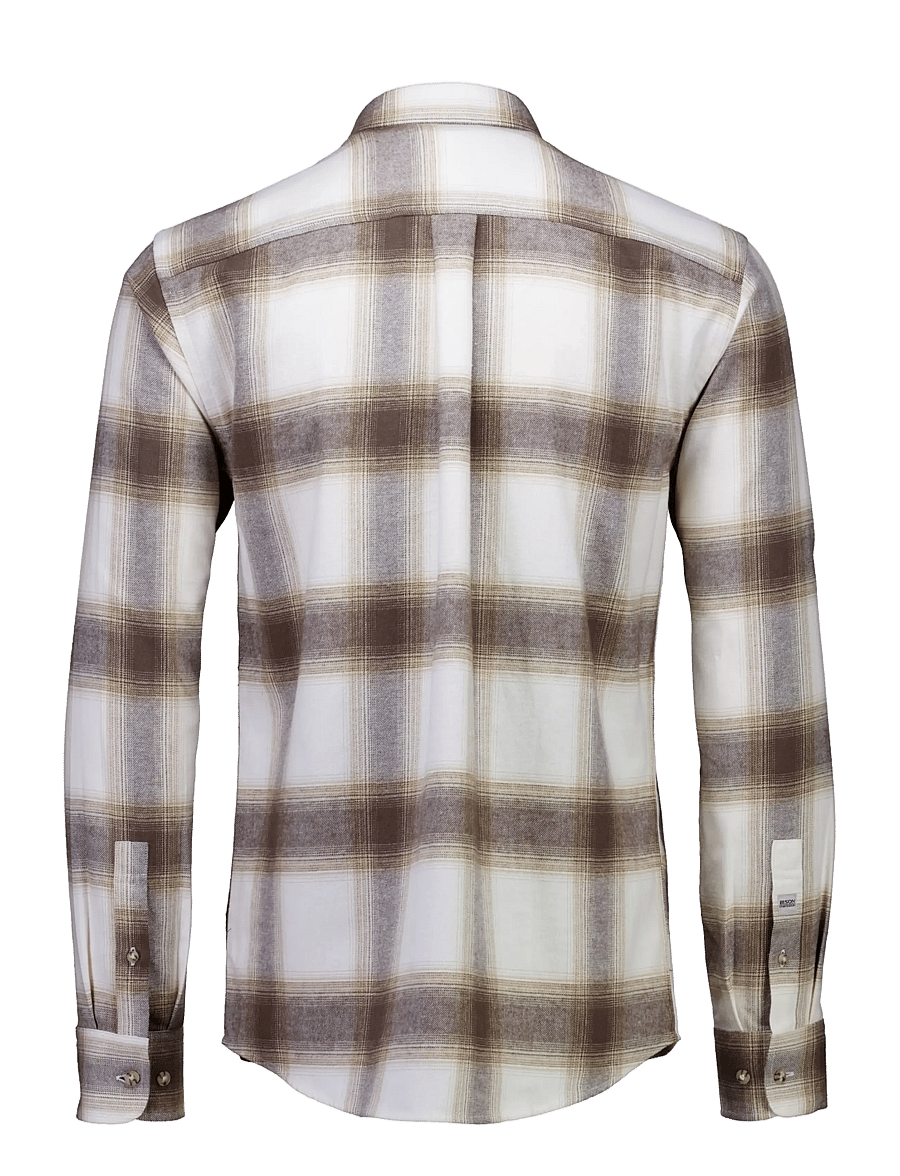 Bison - Checked shirt L/S - checkered shirts - off white - 2
