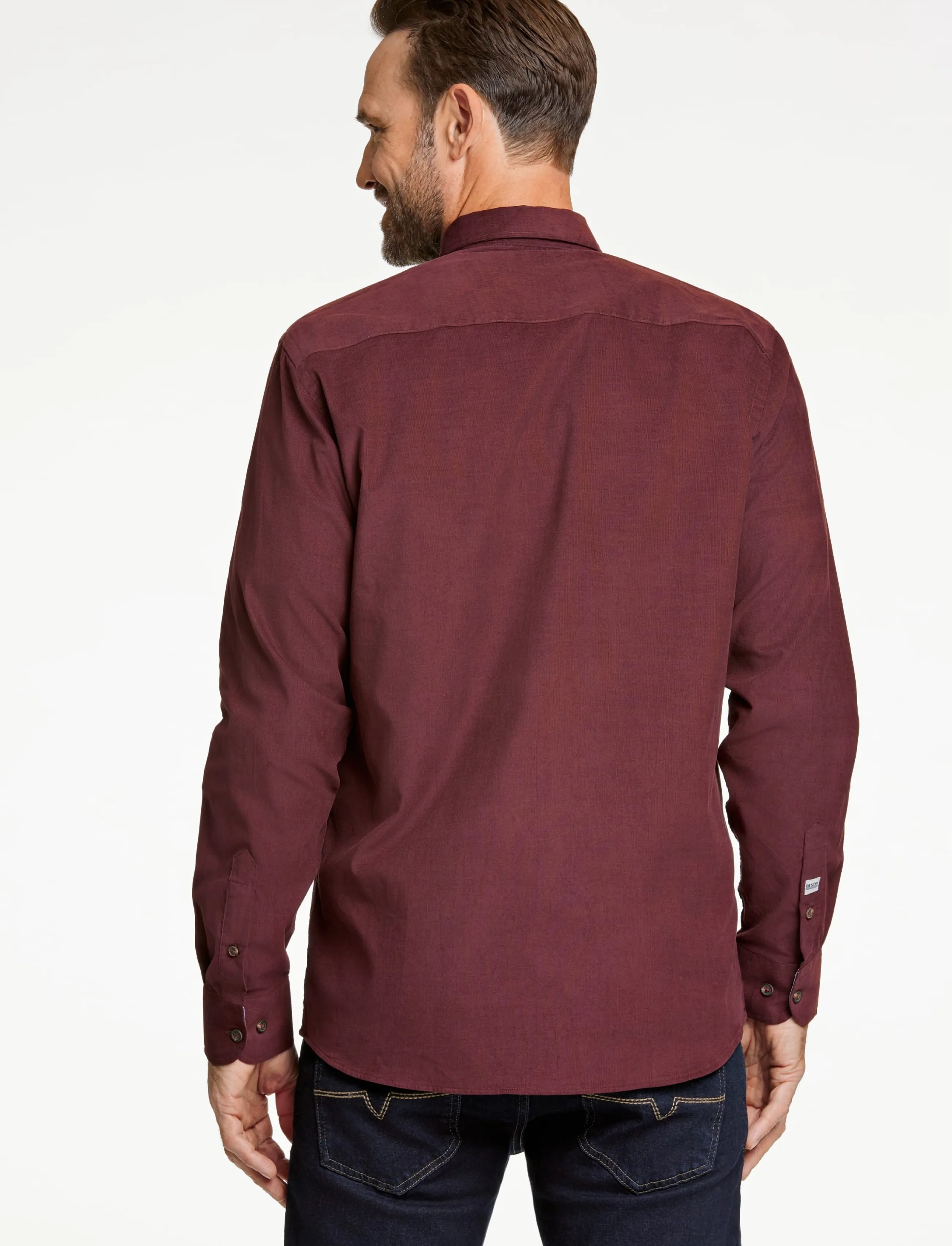 Bison Fine Corduroy Shirt L/S skjortor & blusar herr – bild 2