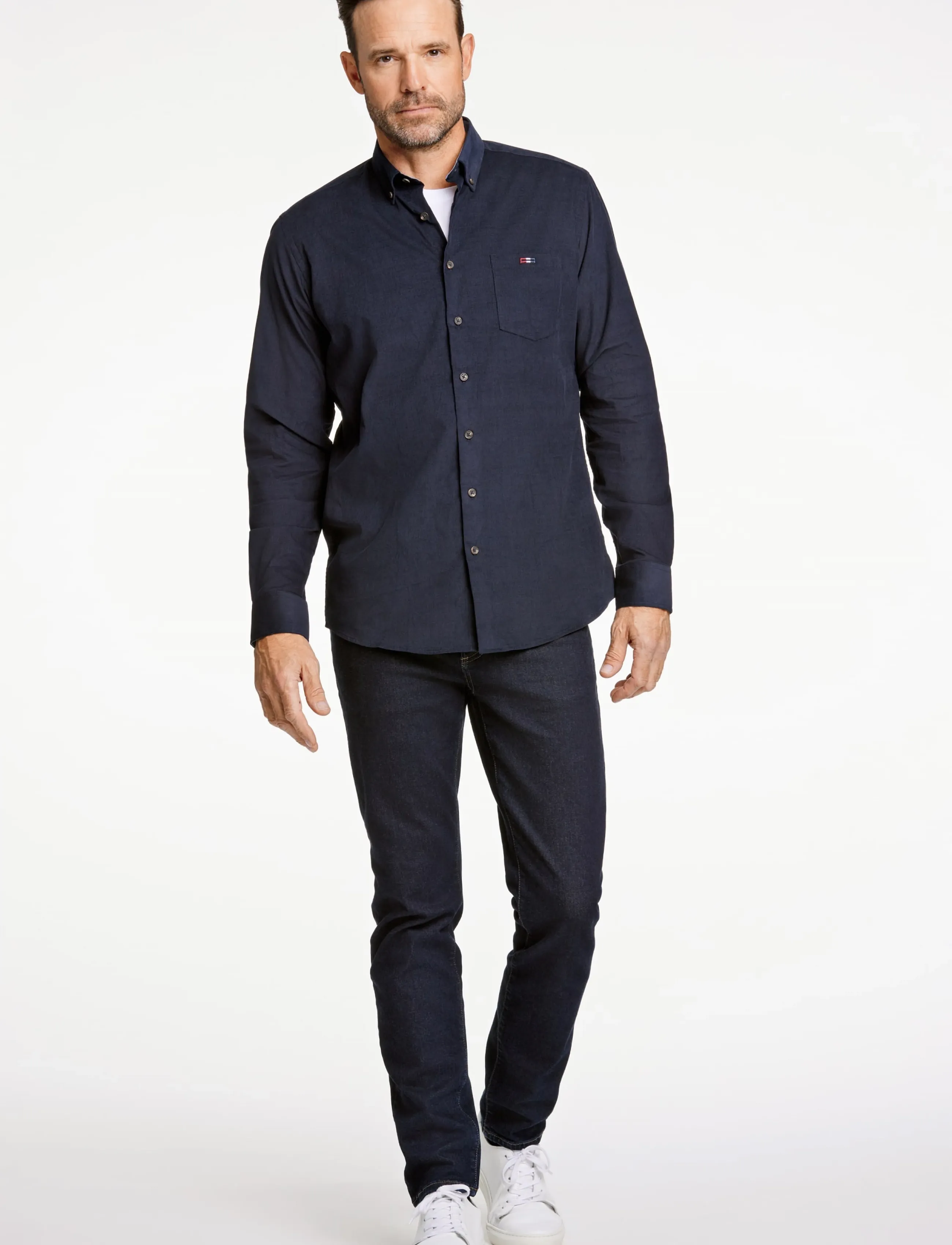 Bison Fine Corduroy Shirt L/S skjortor & blusar herr – bild 3