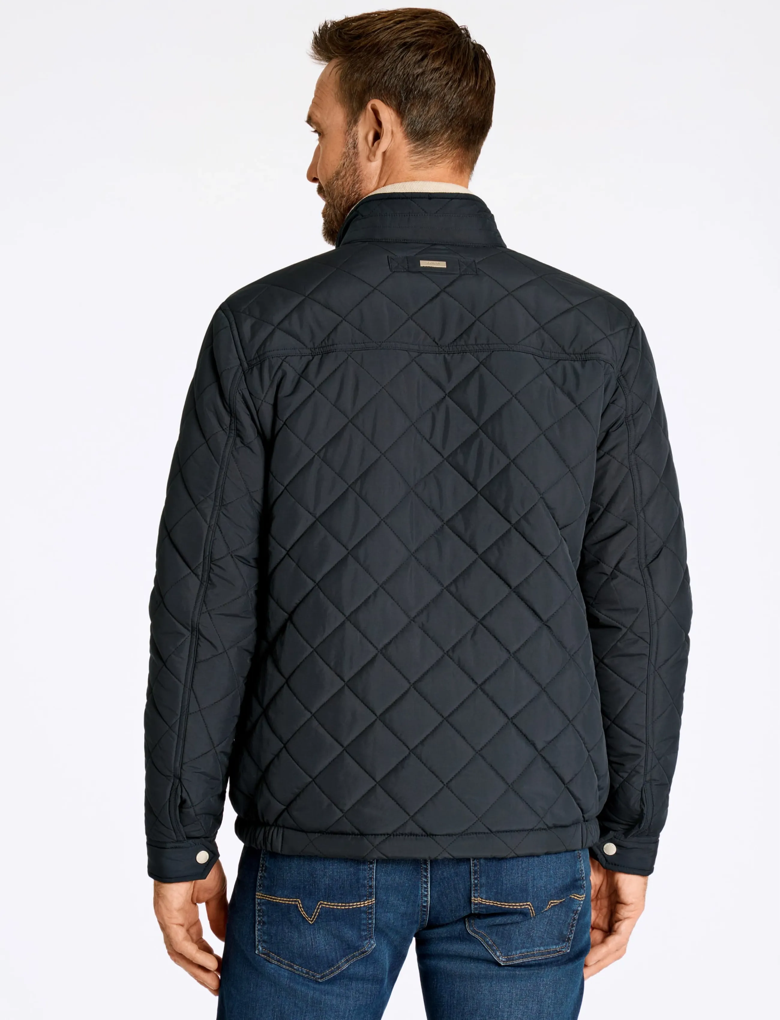 Bison - Classic quilted jacket - dk navy - 3