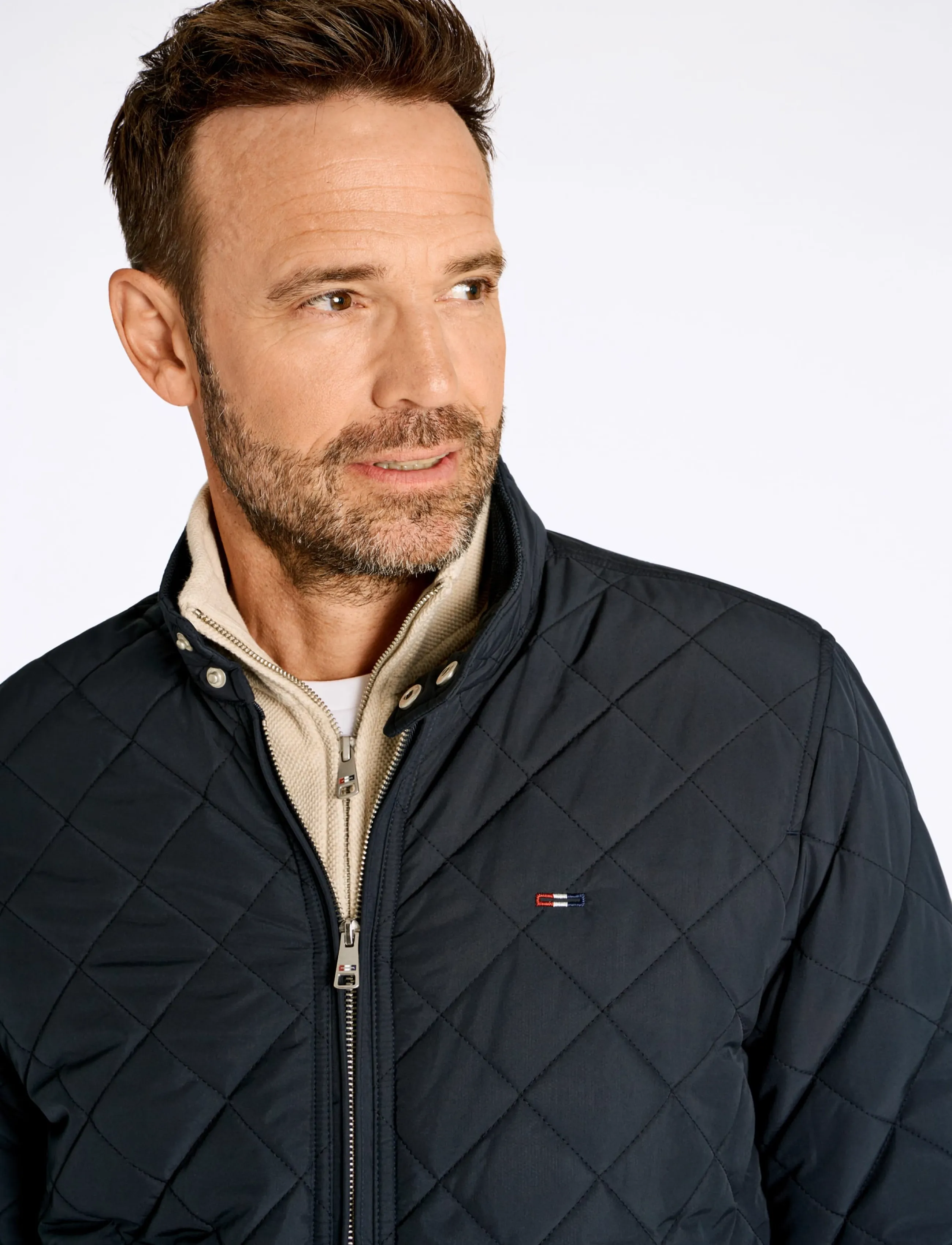 Bison - Classic quilted jacket - dk navy - 5