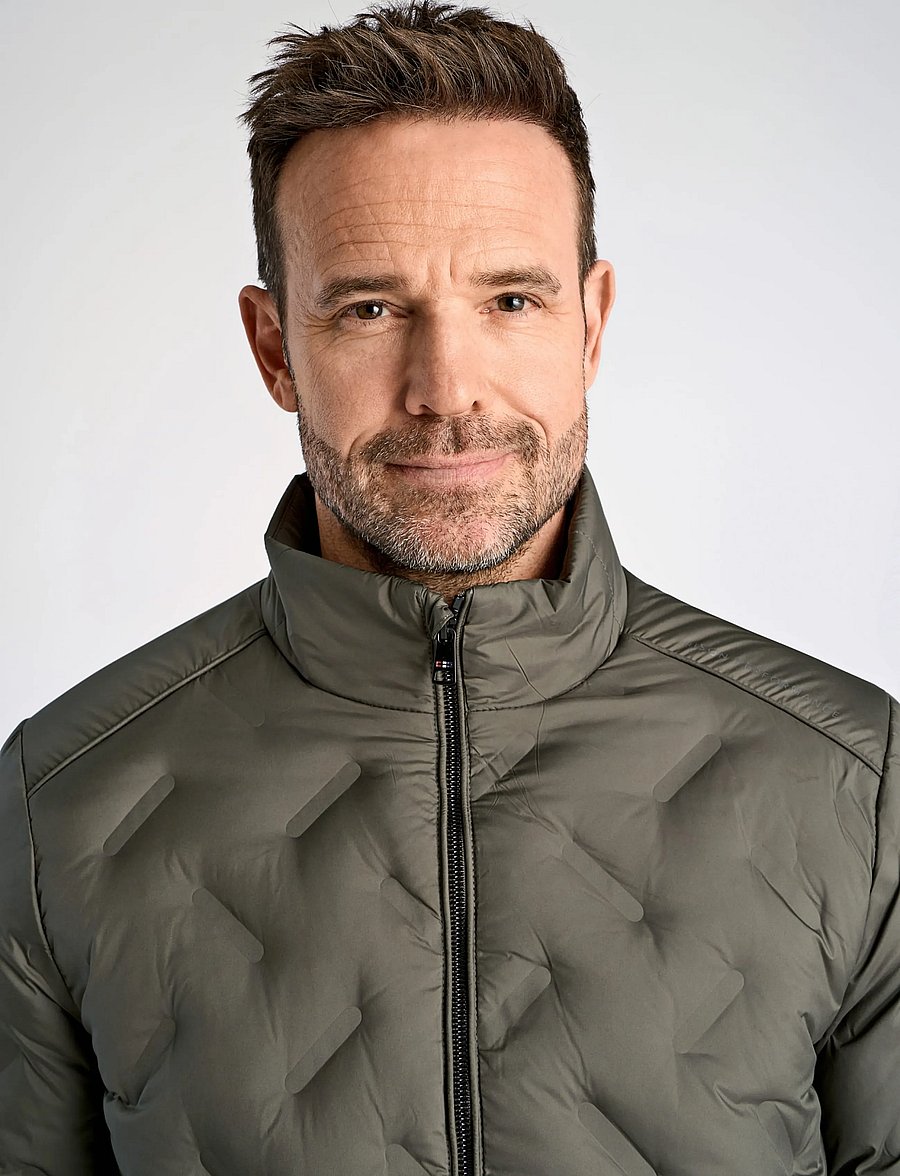 Bison - Quilted light weight jacket - herbstjacken - dk army - 5
