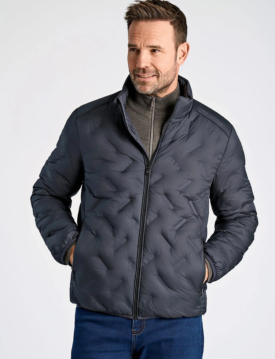 Bison - Quilted light weight jacket - herbstjacken - navy - 0