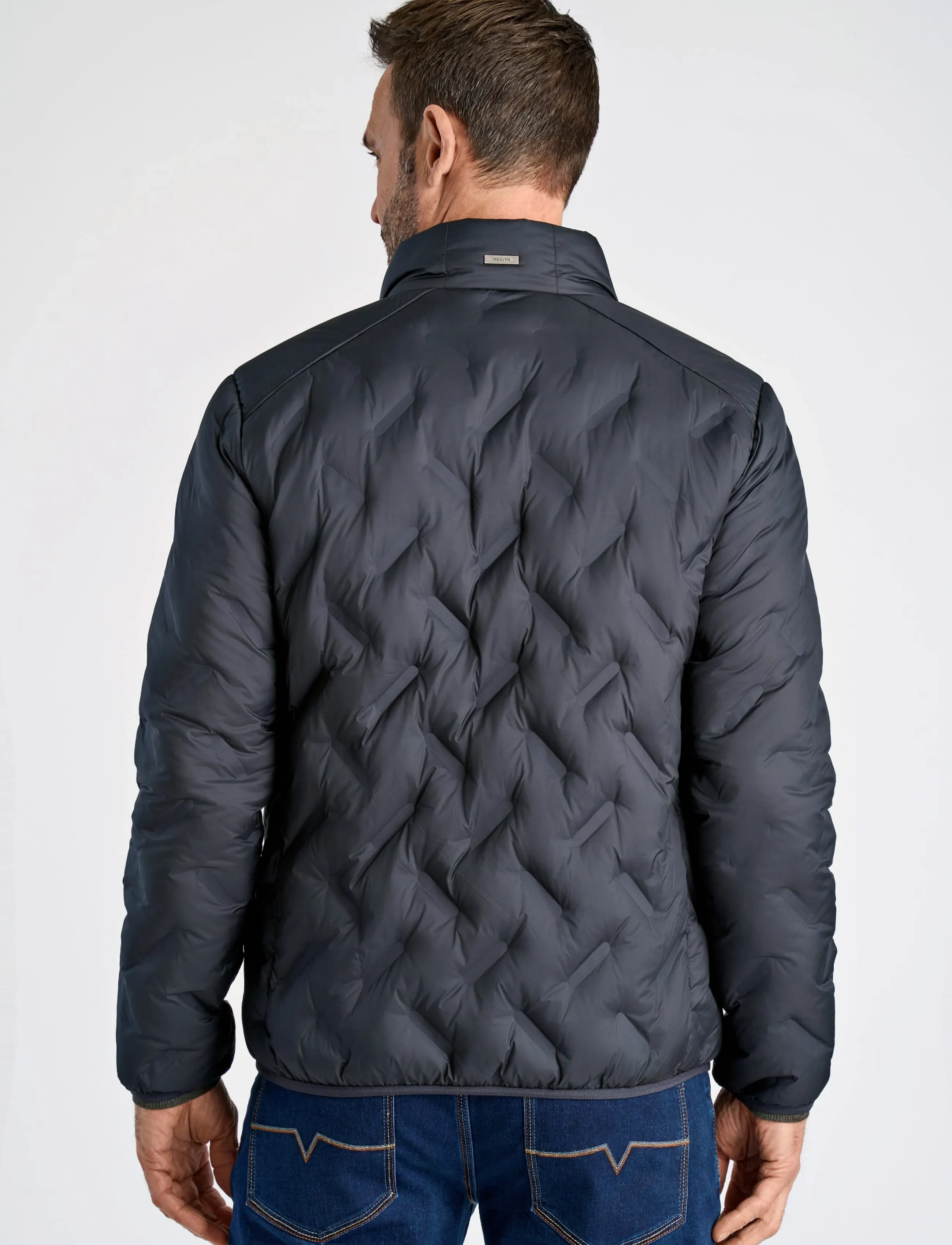 Bison - Quilted light weight jacket - herbstjacken - navy - 4