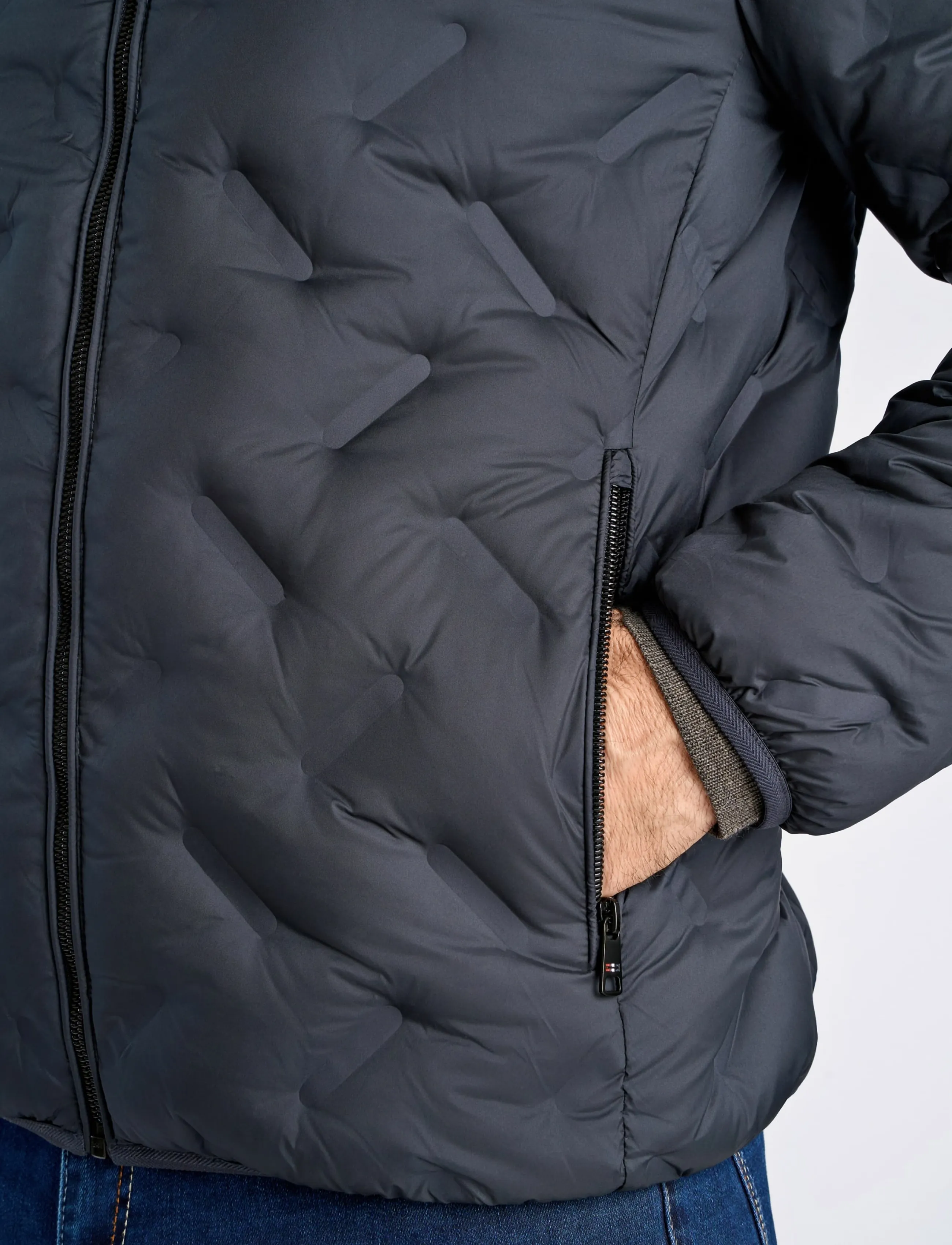 Bison Quilted Light Weight Jacket vinterjackor herr – bild 6
