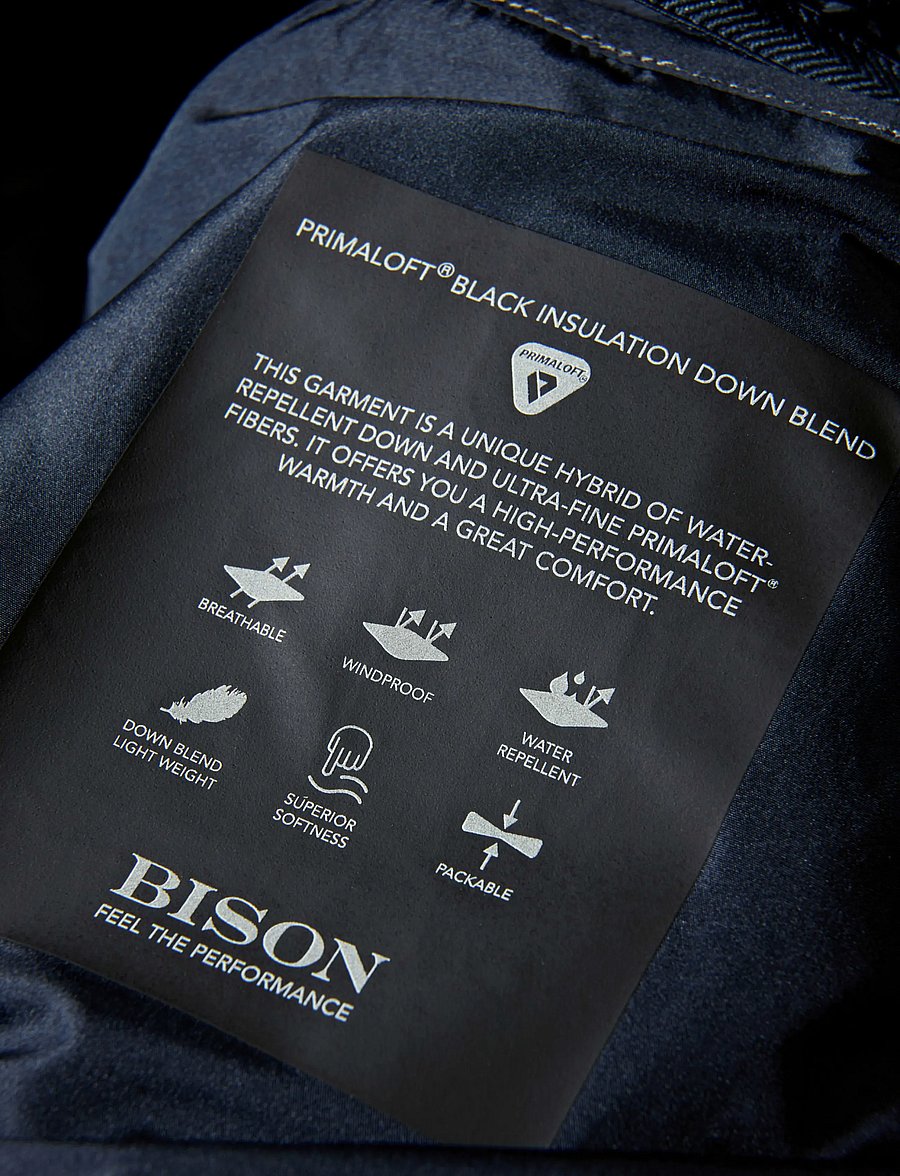 Bison - Quilted light weight vest - västar - navy - 2
