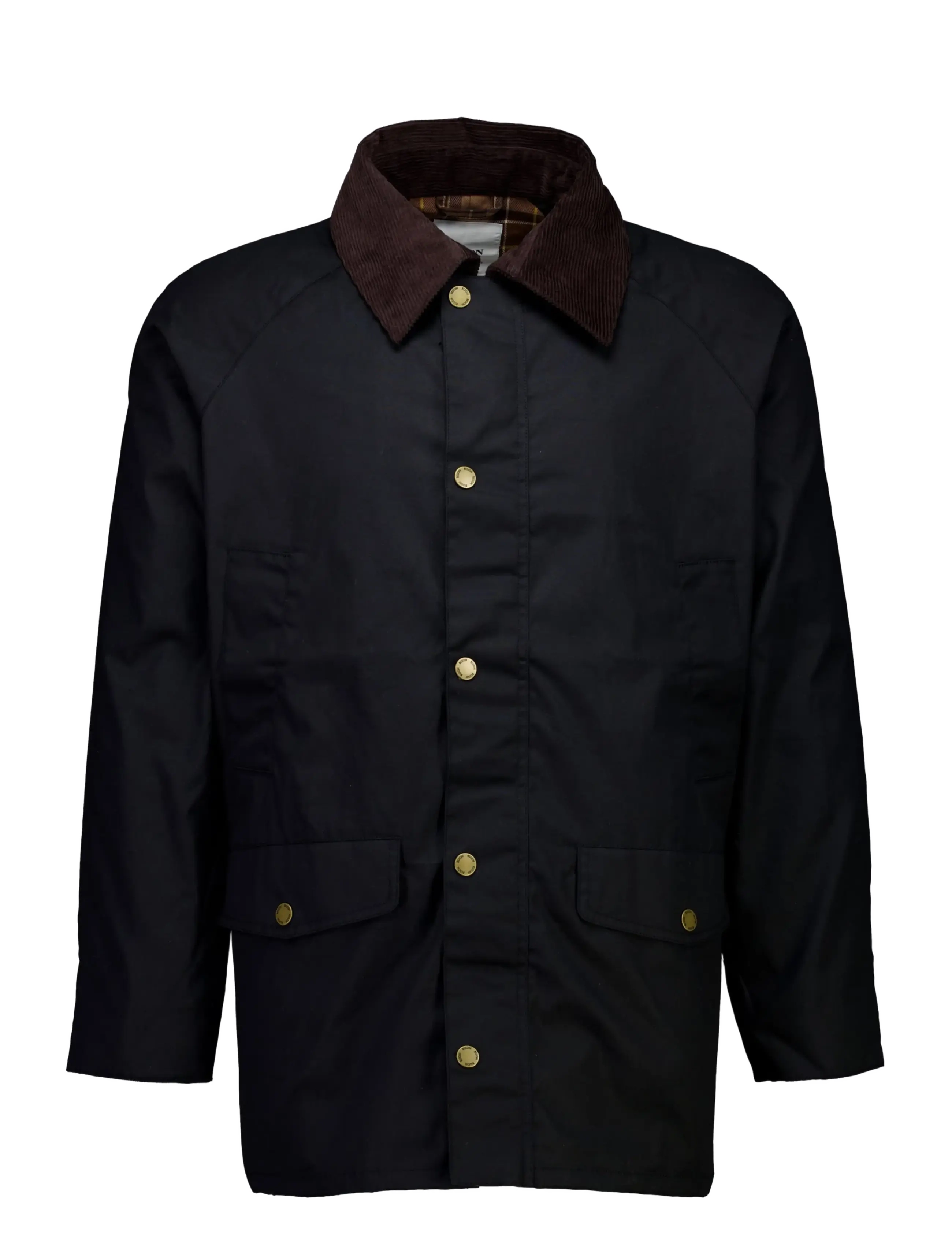 Bison - Waxed jacket - sügisjoped - black - 1