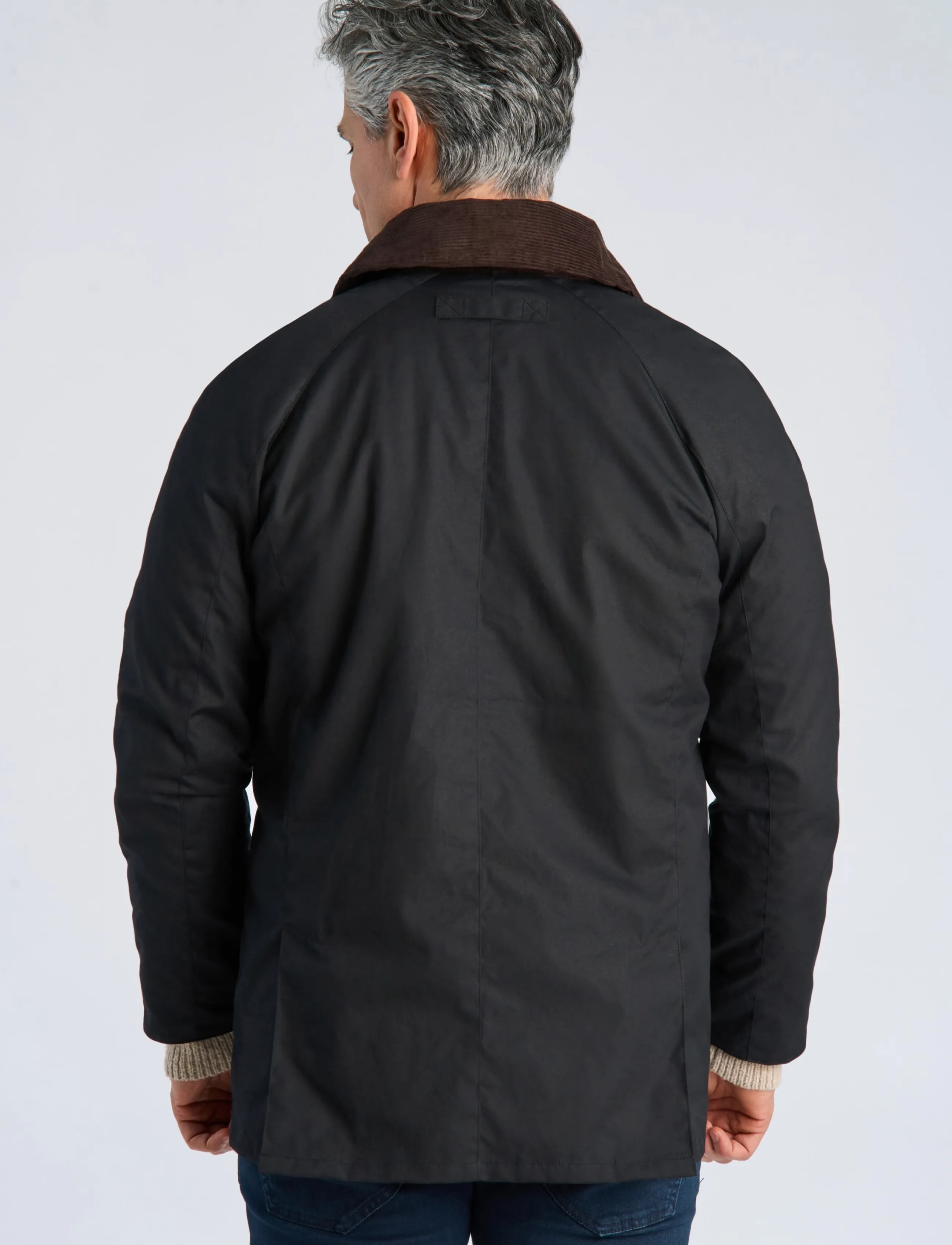 Bison - Waxed jacket - sügisjoped - black - 4
