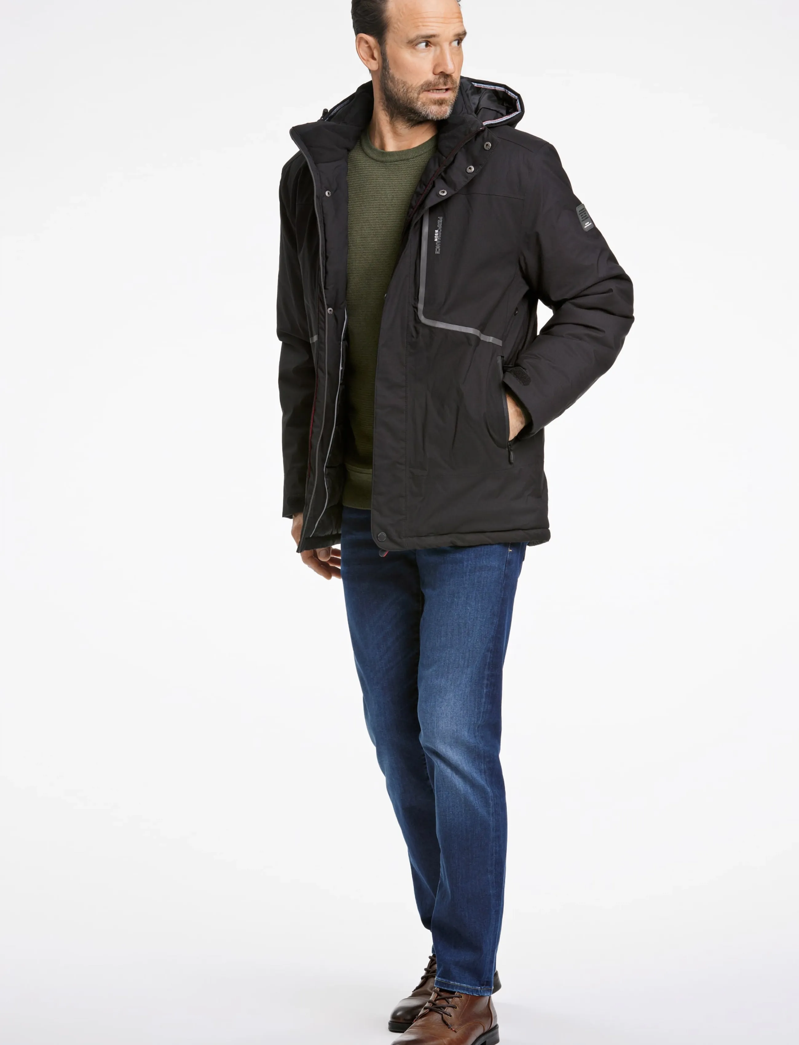 Bison - Full seam taped - regnjackor - black - 3