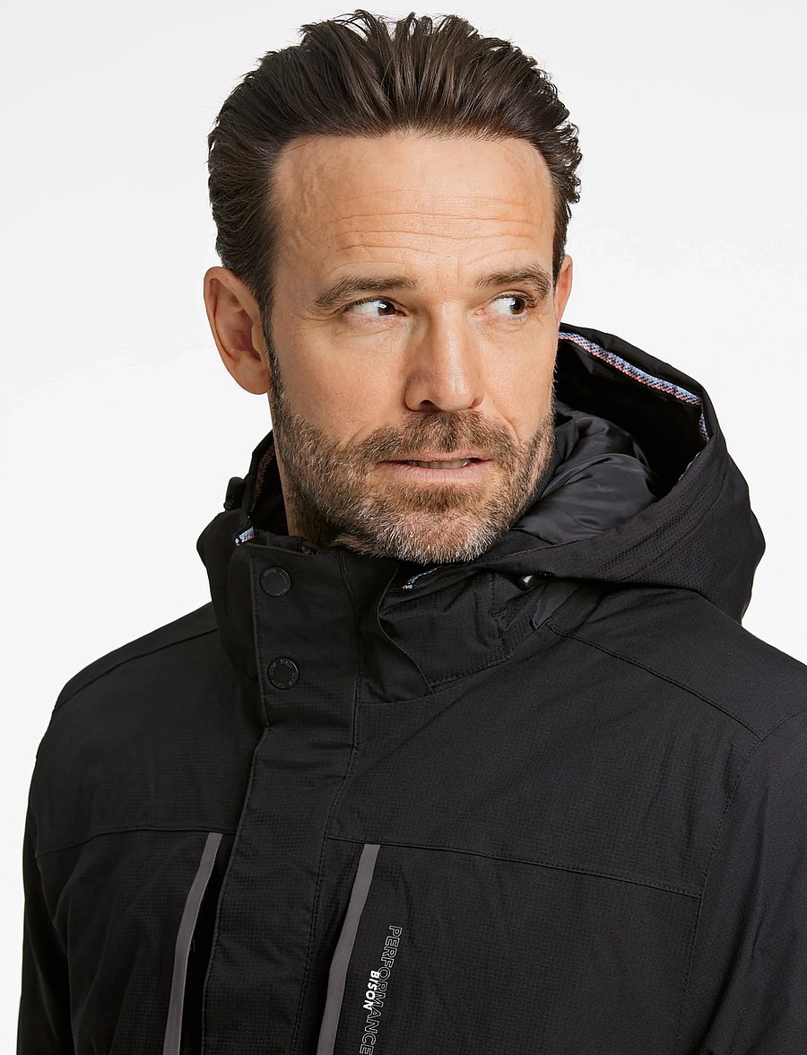 Bison - Full seam taped - regnjackor - black - 5