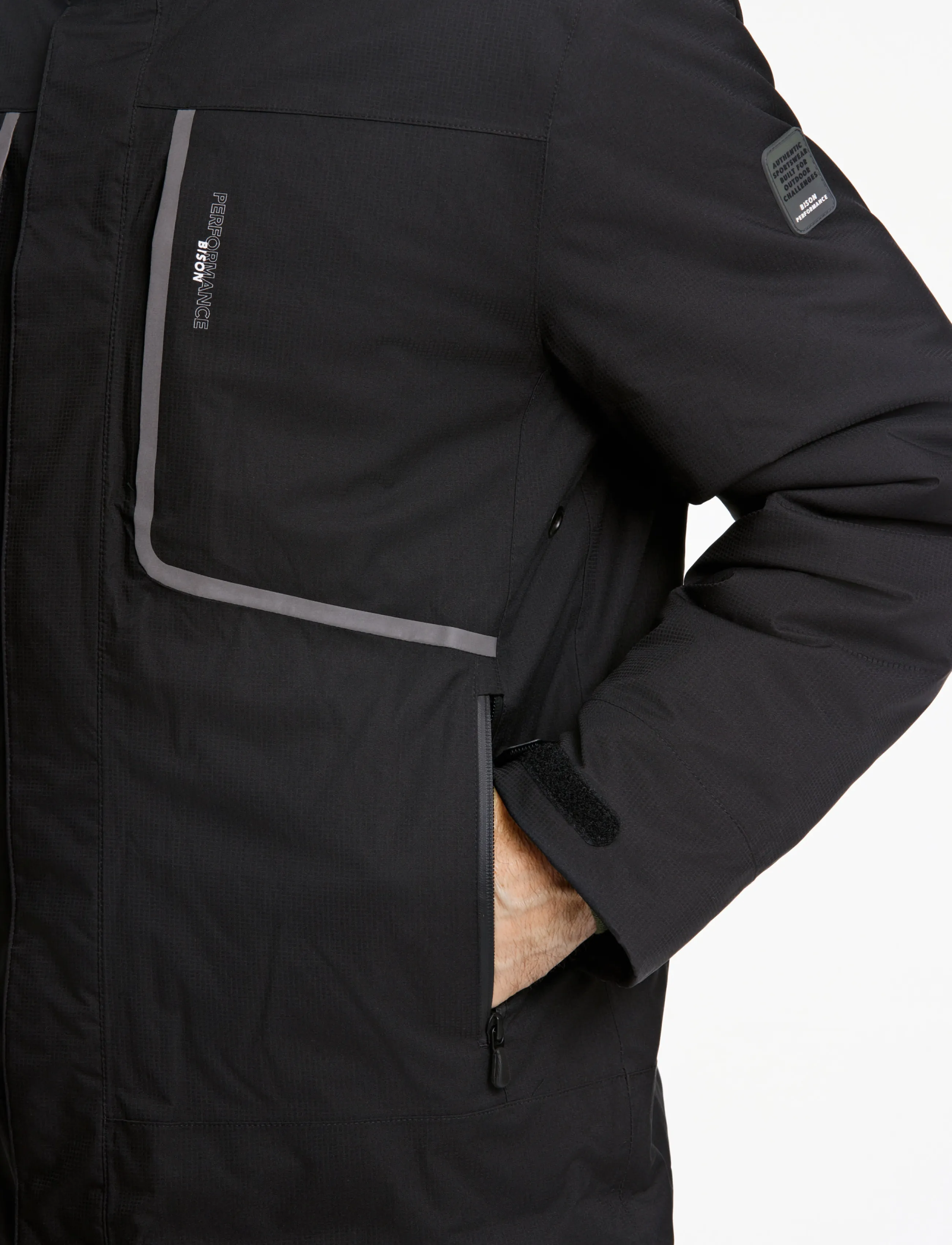 Bison Full Seam Taped?. Tpu?. W/P:5000Mm / Breathable: 1000G/M2 bomberjackor herr – bild 5