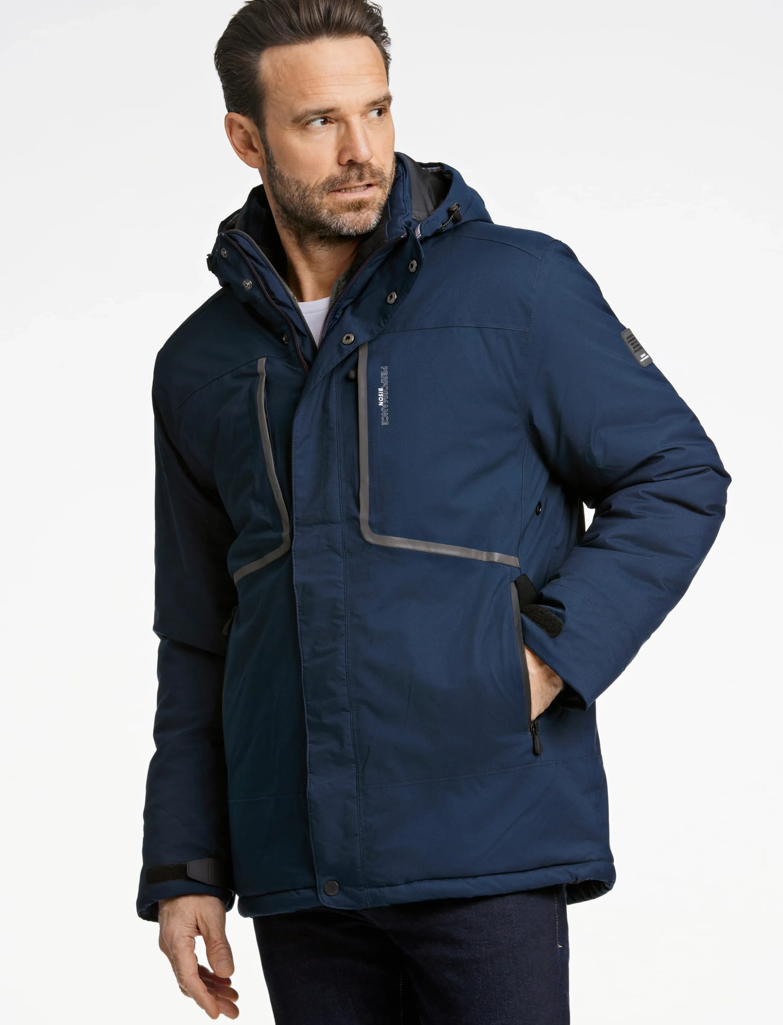Bison Full seam taped?. TPU?. W/P:5000mm / Breathable: 1000g/m2 - Kleidung - NAVY / navy