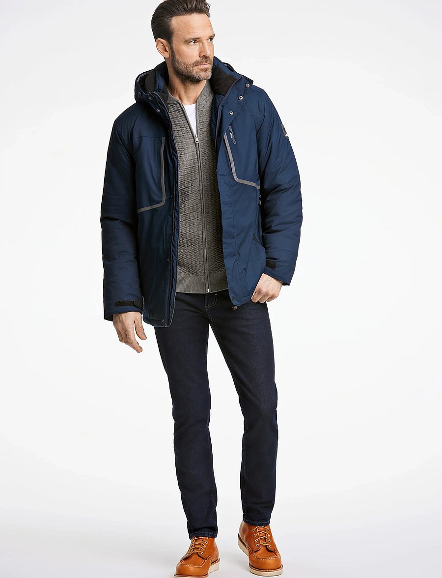 Bison - Full seam taped?. TPU?. W/P:5000mm / Breathable: 1000g/m2 - regenmäntel - navy - 3