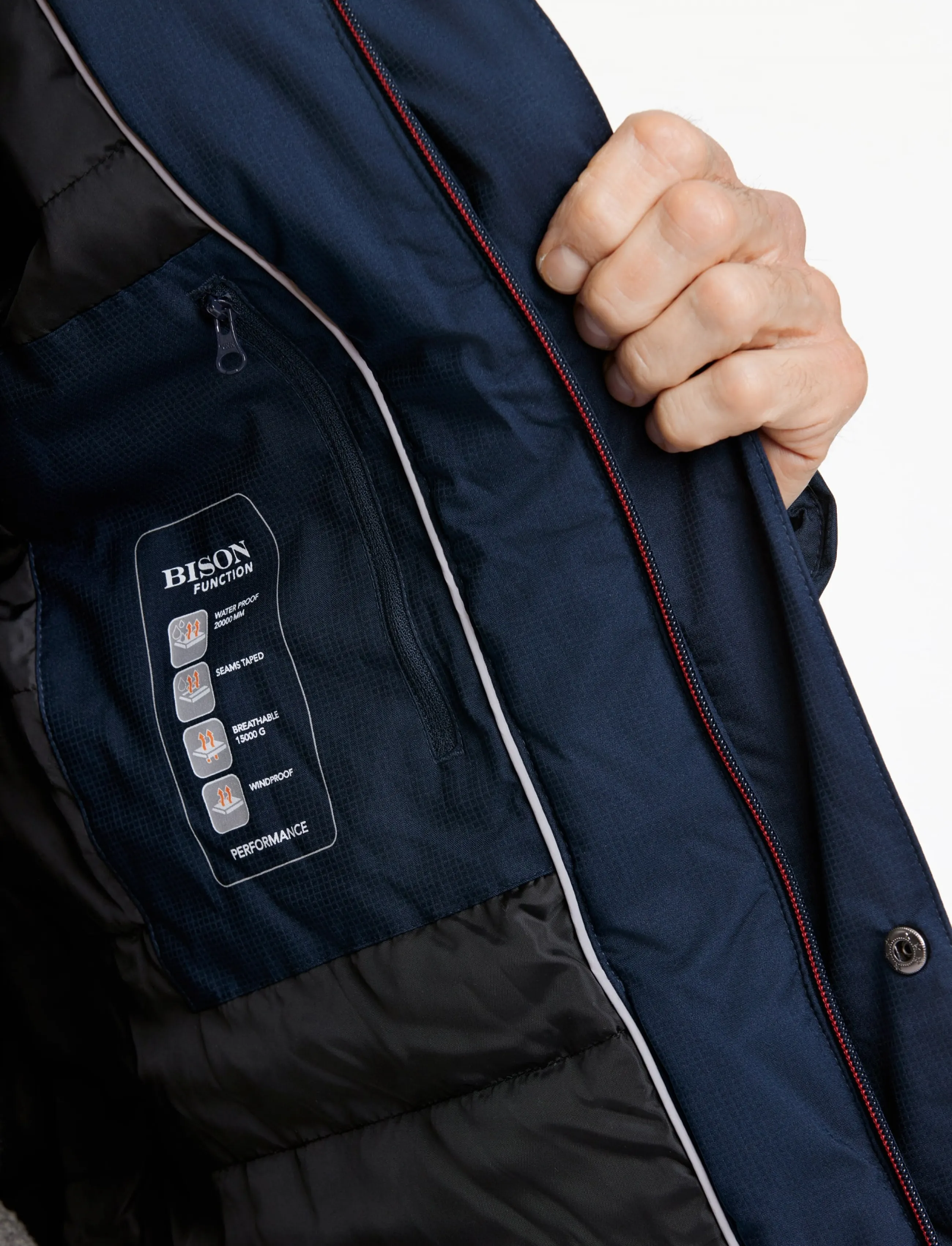 Bison Full Seam Taped?. Tpu?. W/P:5000Mm / Breathable: 1000G/M2 bomberjackor herr – bild 5