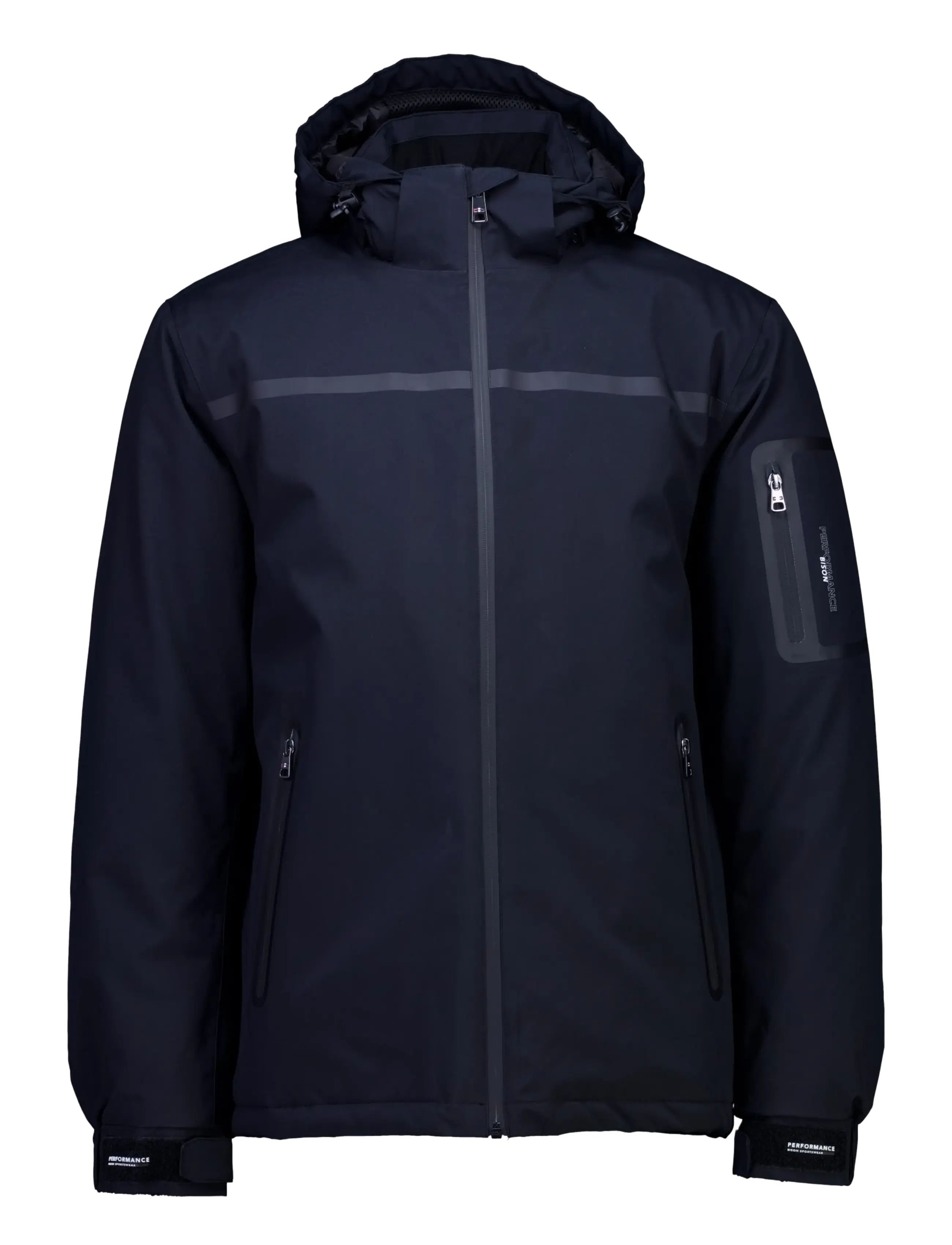 Bison Functional jacket - Regnkläder - BLACK / black