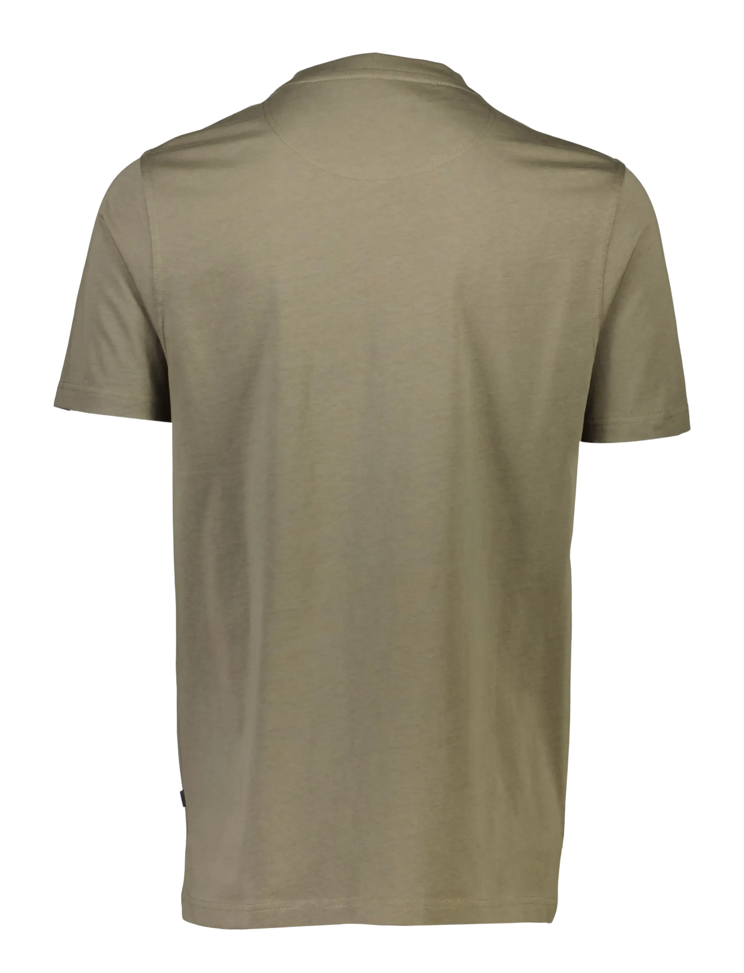 Bison - Basic o-neck tee with small BISON logo - kortærmede t-shirts - dk army - 2