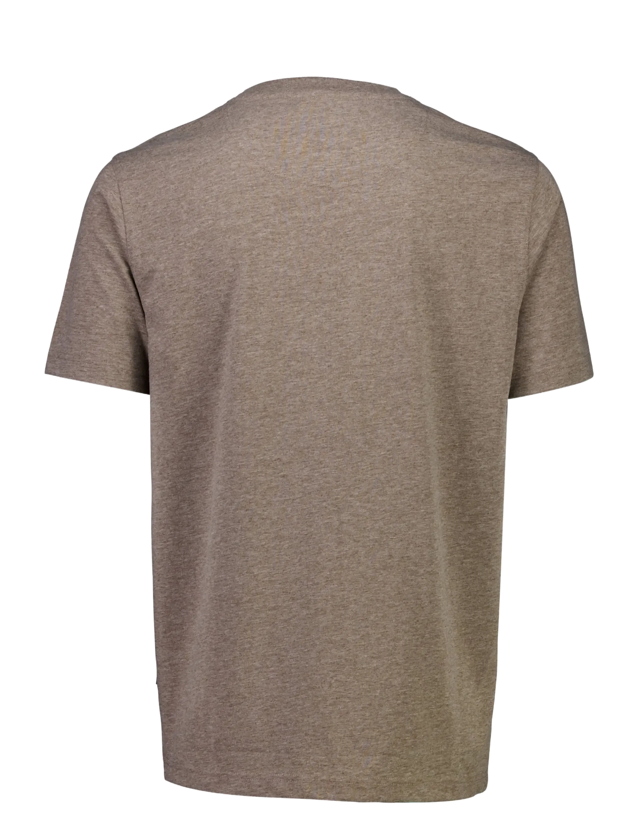 Bison - Basic o-neck tee with small BISON logo - kortærmede t-shirts - stone - 2