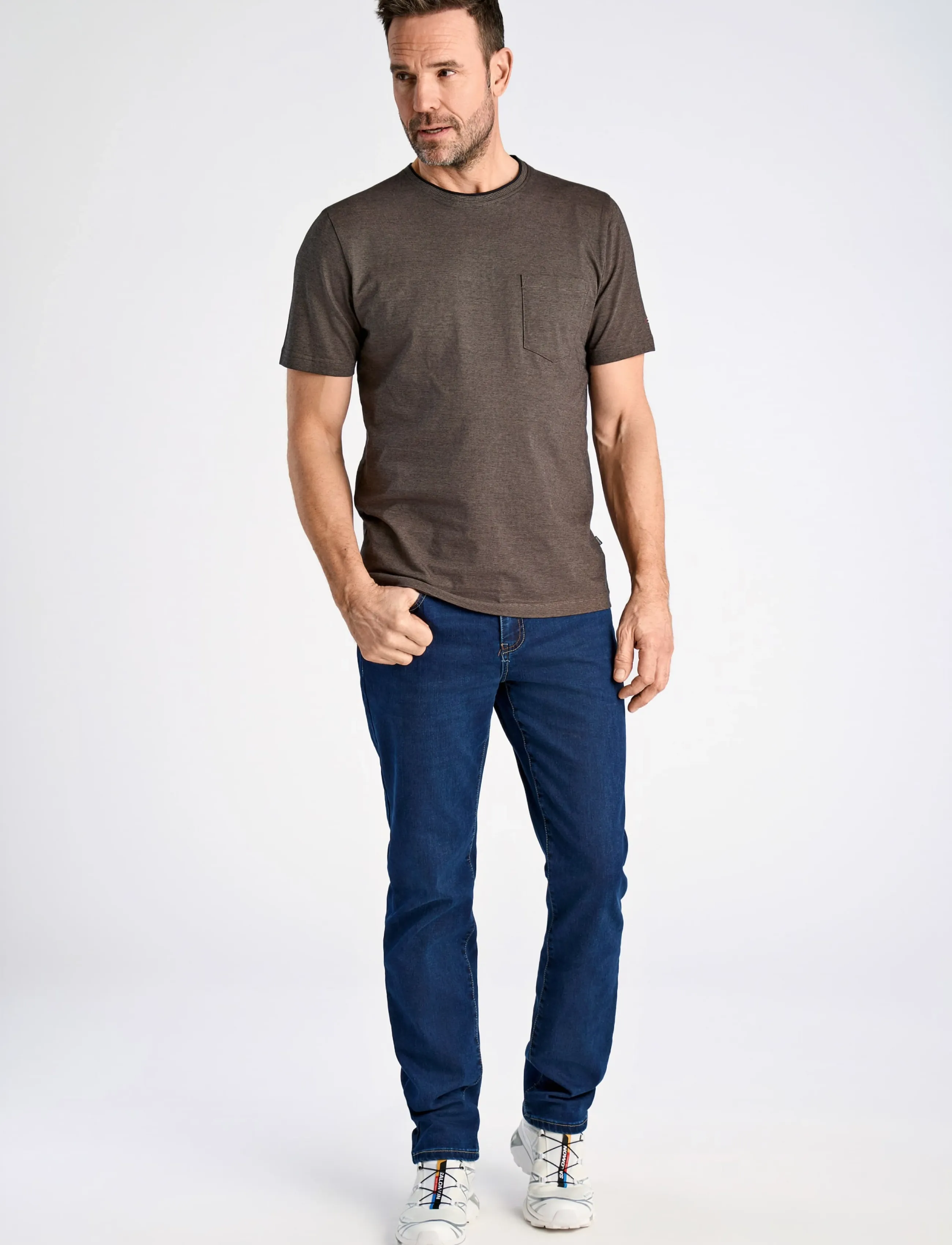 Mini Striped O-Neck Tee With Print S/S 3