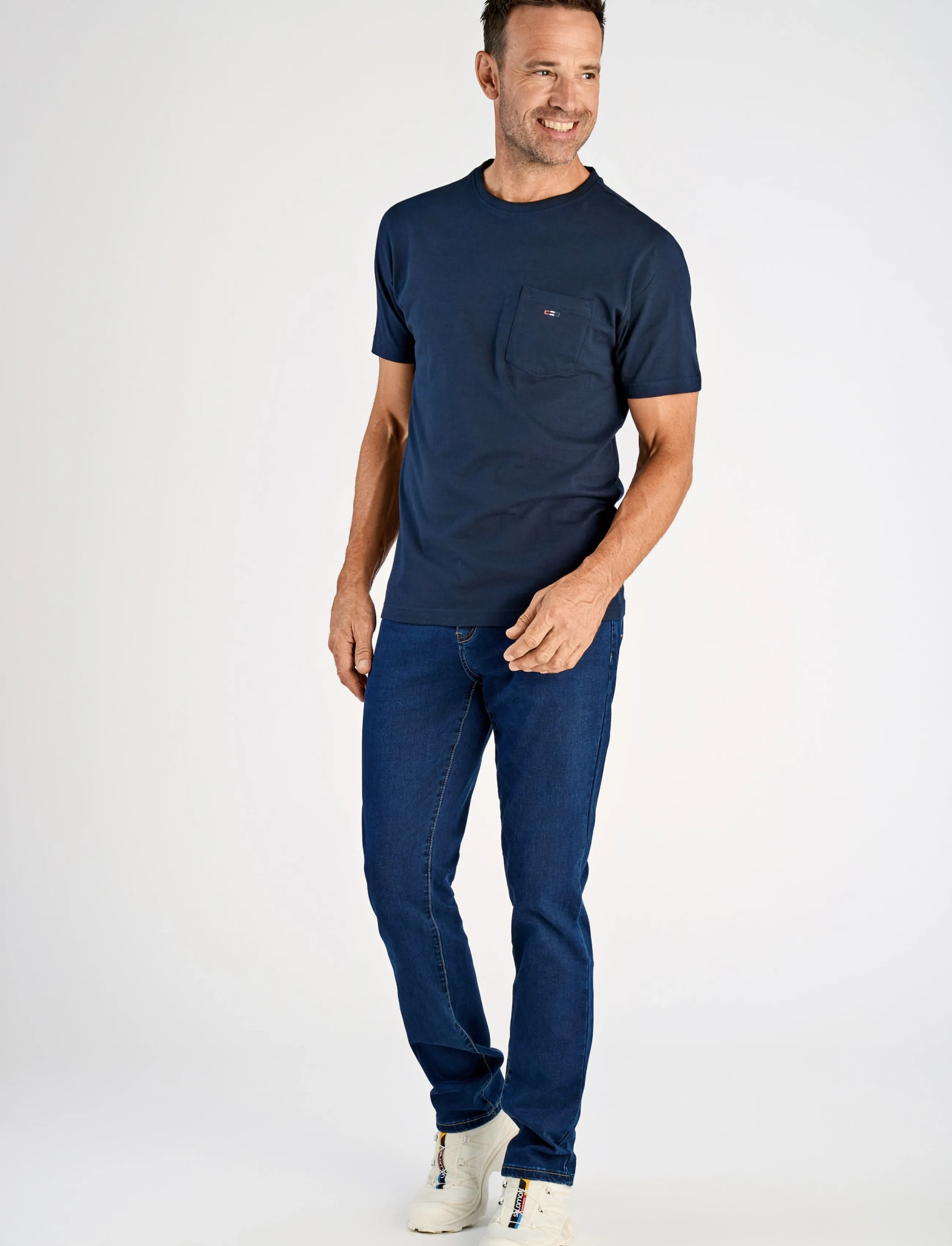 Mini Striped O-Neck Tee With Print S/S 2