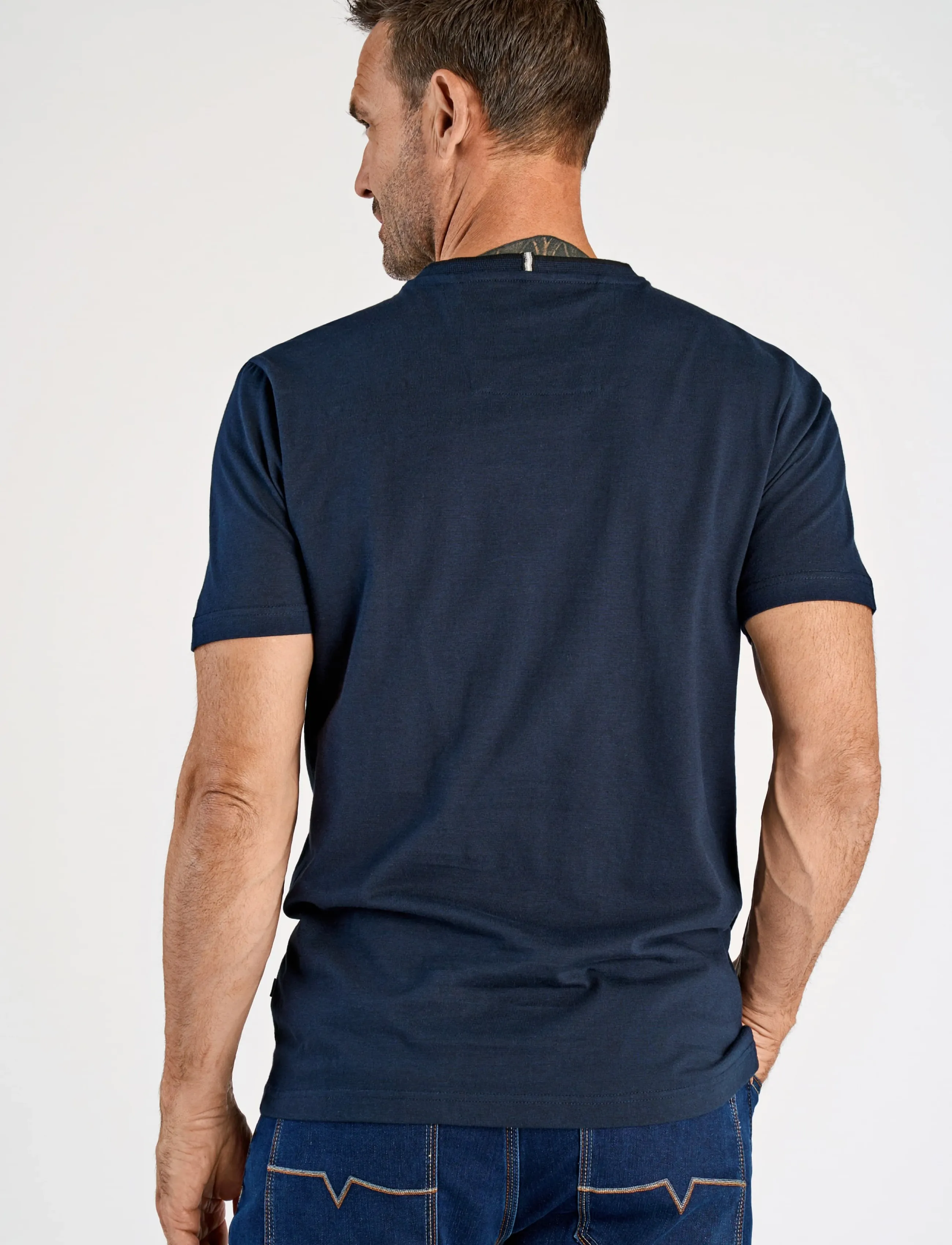 Mini Striped O-Neck Tee With Print S/S 3
