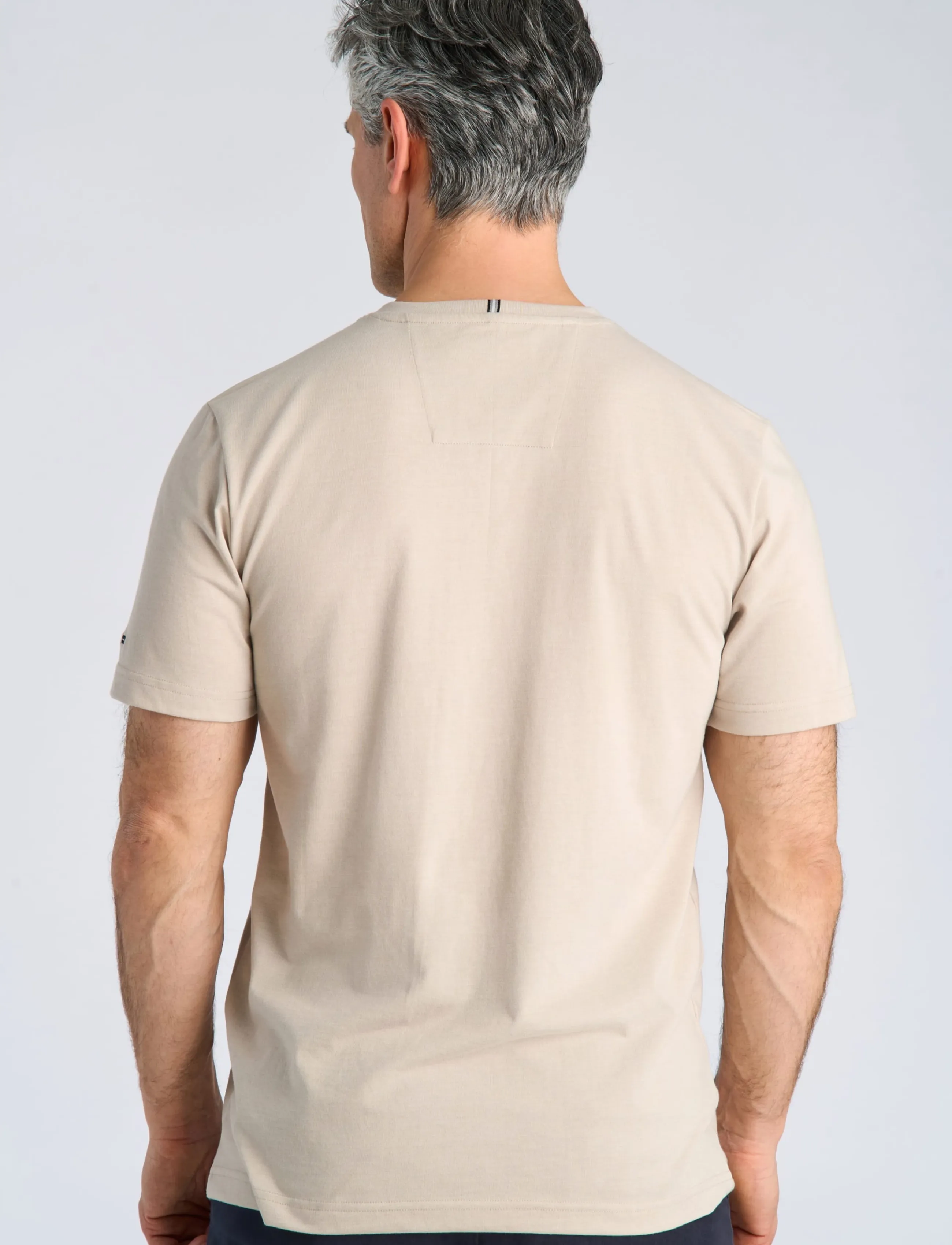 Bison O-Neck Print Tee t-shirts med tryck herr – bild 3