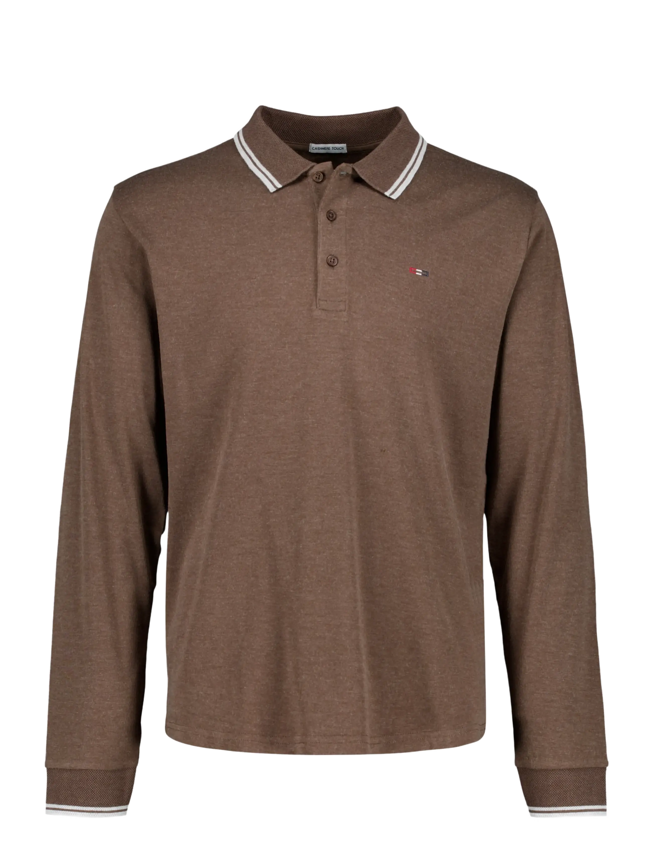 Cashmere Touch Polo L/S