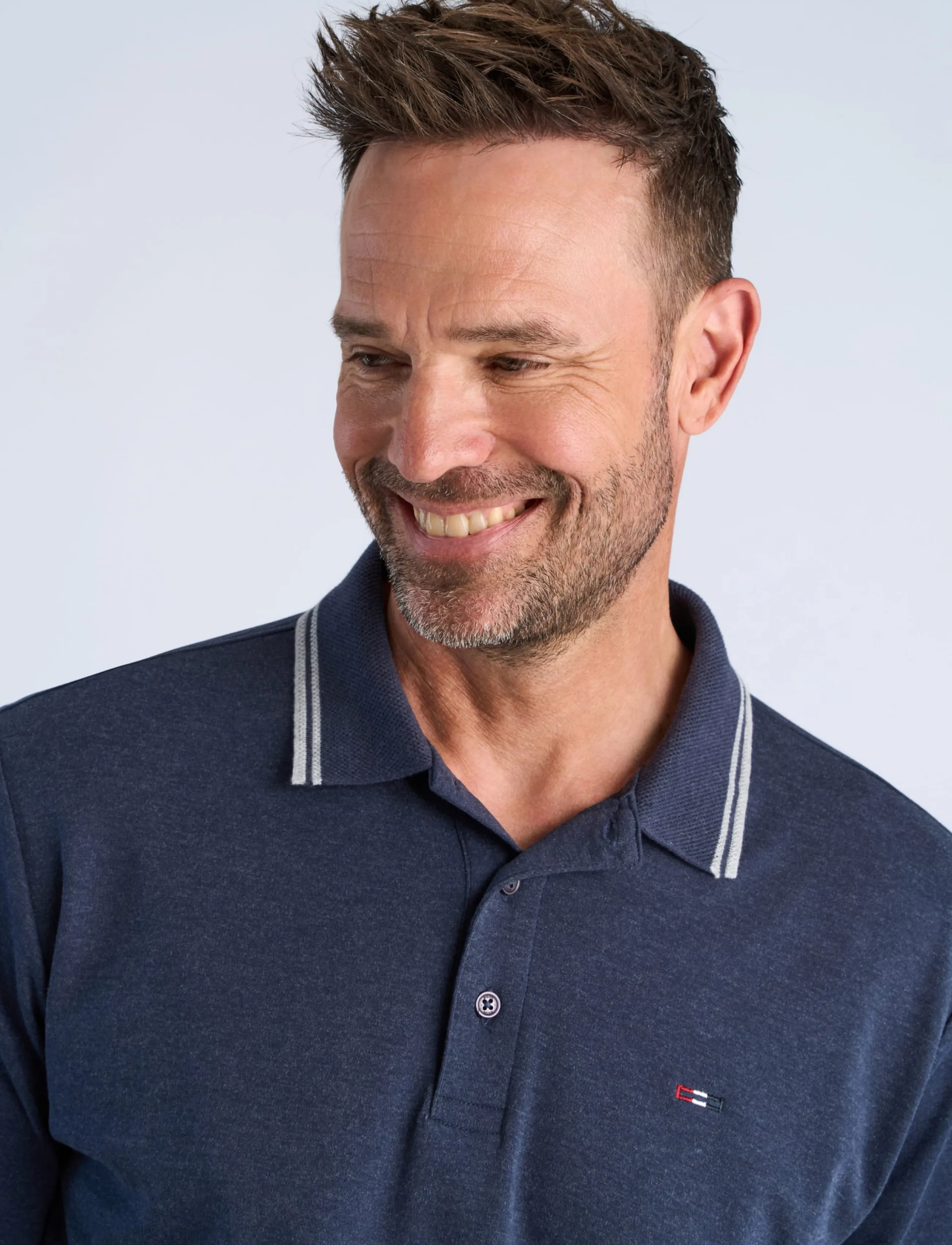 Cashmere Touch Polo L/S 4