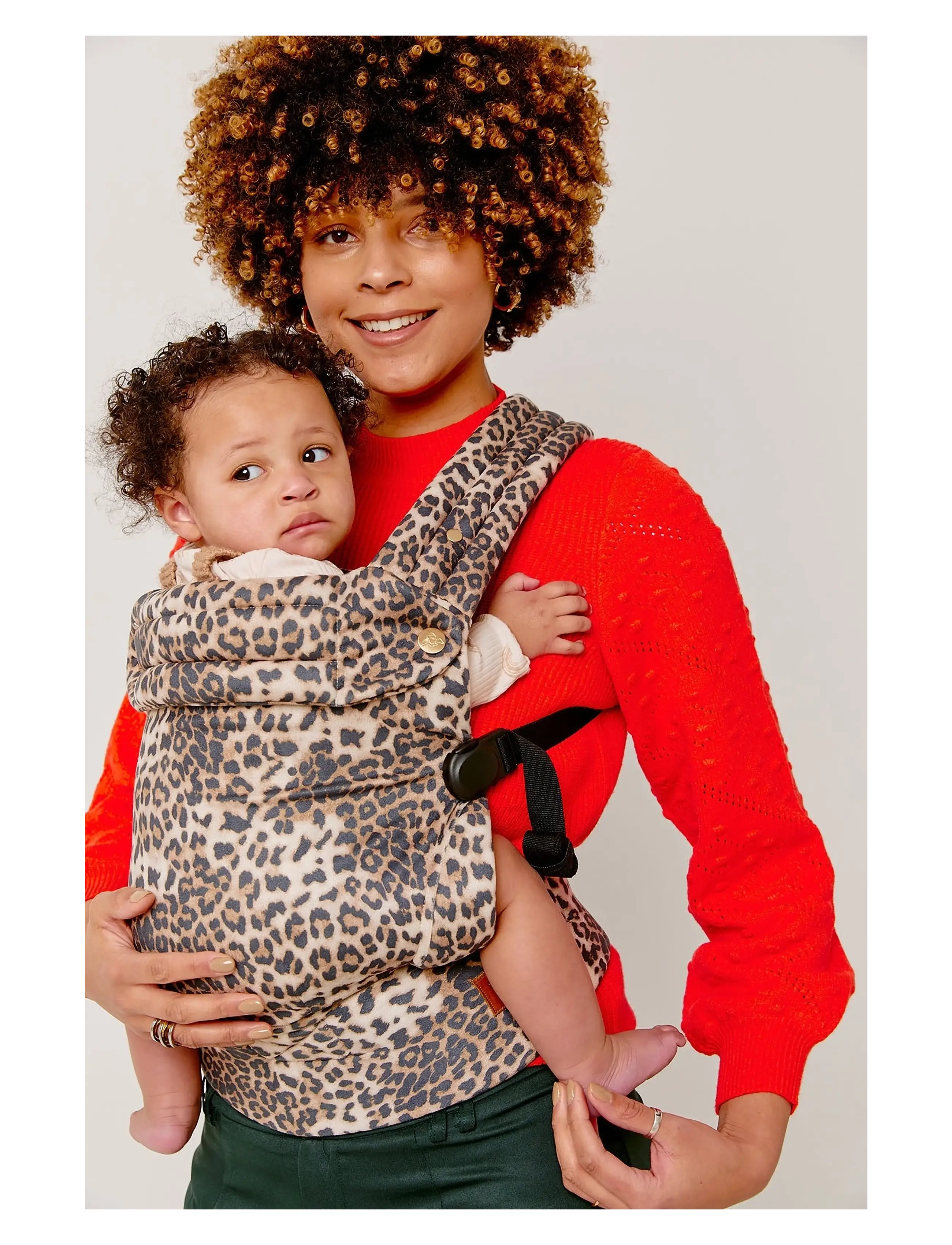 Bizzi Growin Nomad Air Baby Carrier - Bärselar & Bärsjalar - LEOPARD / brown