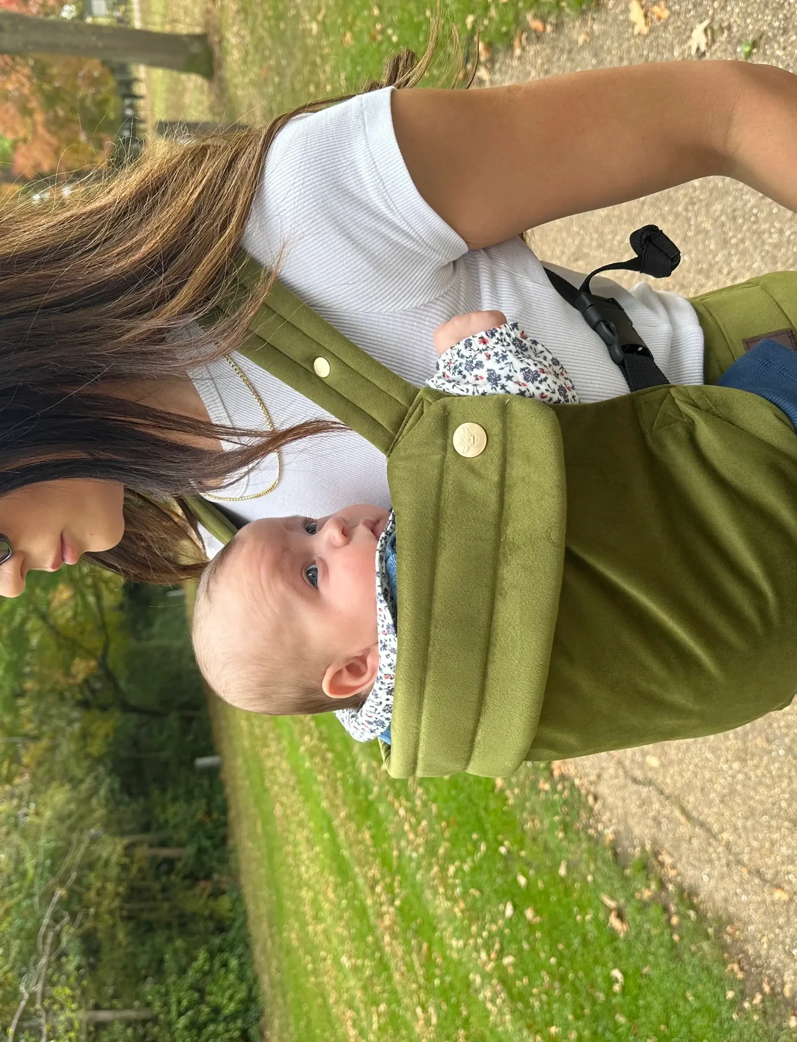 Bizzi Growin Nomad Velvet Baby Carrier (BIIBC020) - Baby carriers