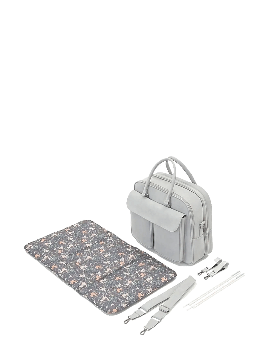 Bizzi Growin - Baby travel crib changing POD - pusletasker - whisper grey - 2