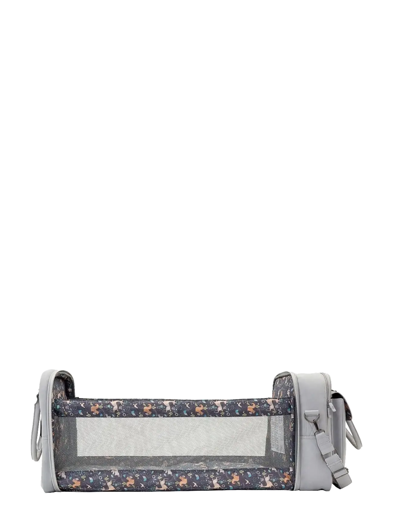 Bizzi Growin - Baby travel crib changing POD - pusletasker - whisper grey - 4