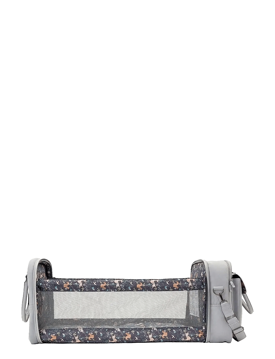 Bizzi Growin - Baby travel crib changing POD - pusletasker - whisper grey - 4