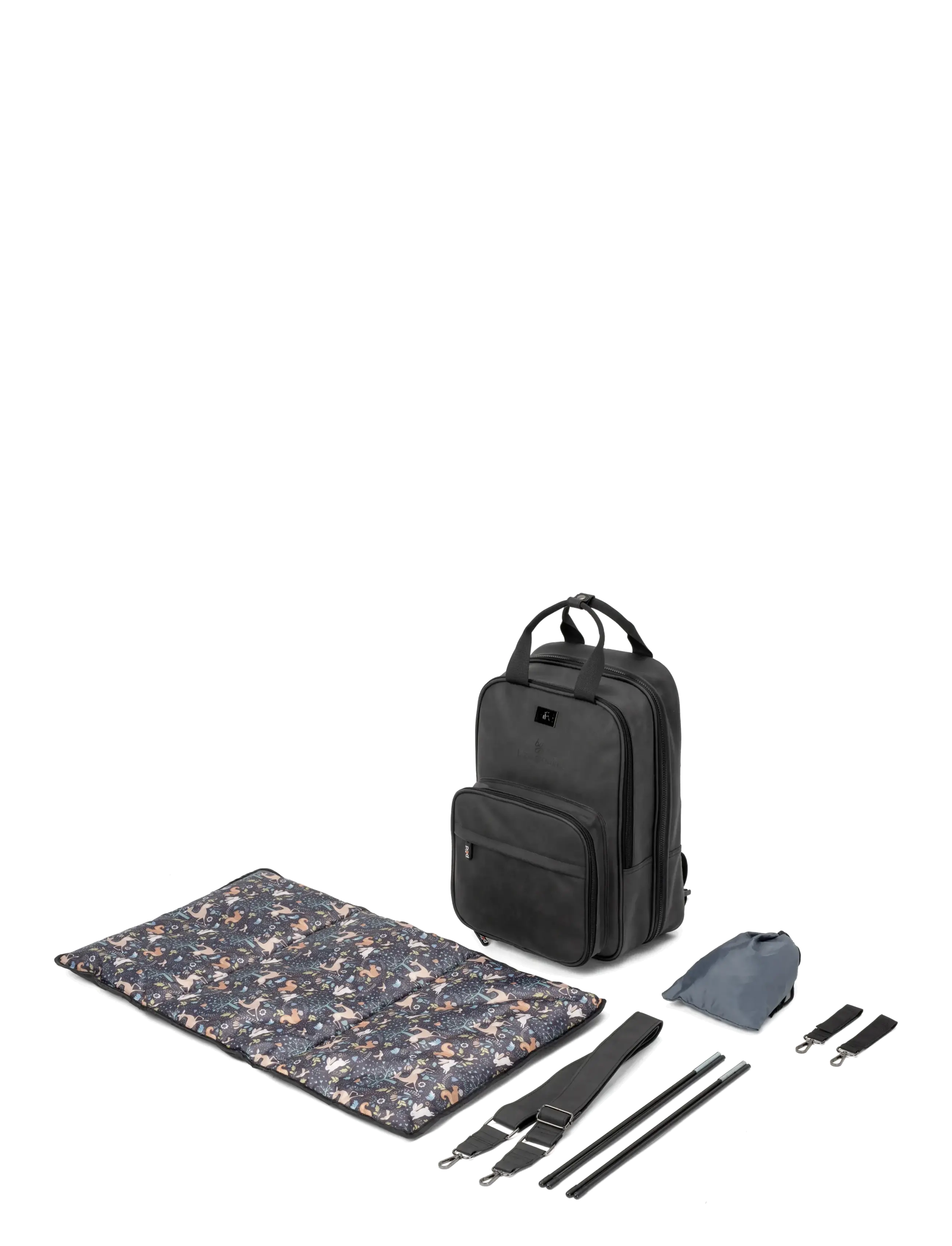 Bizzi Growin - Baby travel crib Changing RucPOD - luiertassen - black - 3