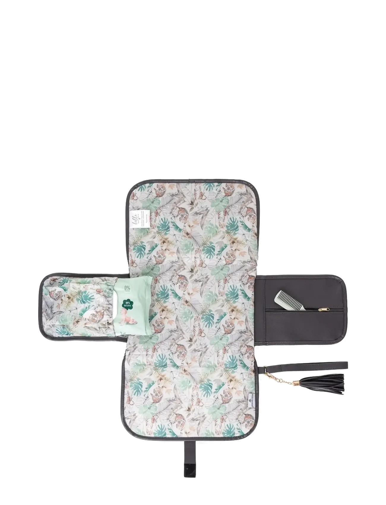 Bizzi Growin - Lilli Nappy Clutch - skötväskor - smoke grey - 2