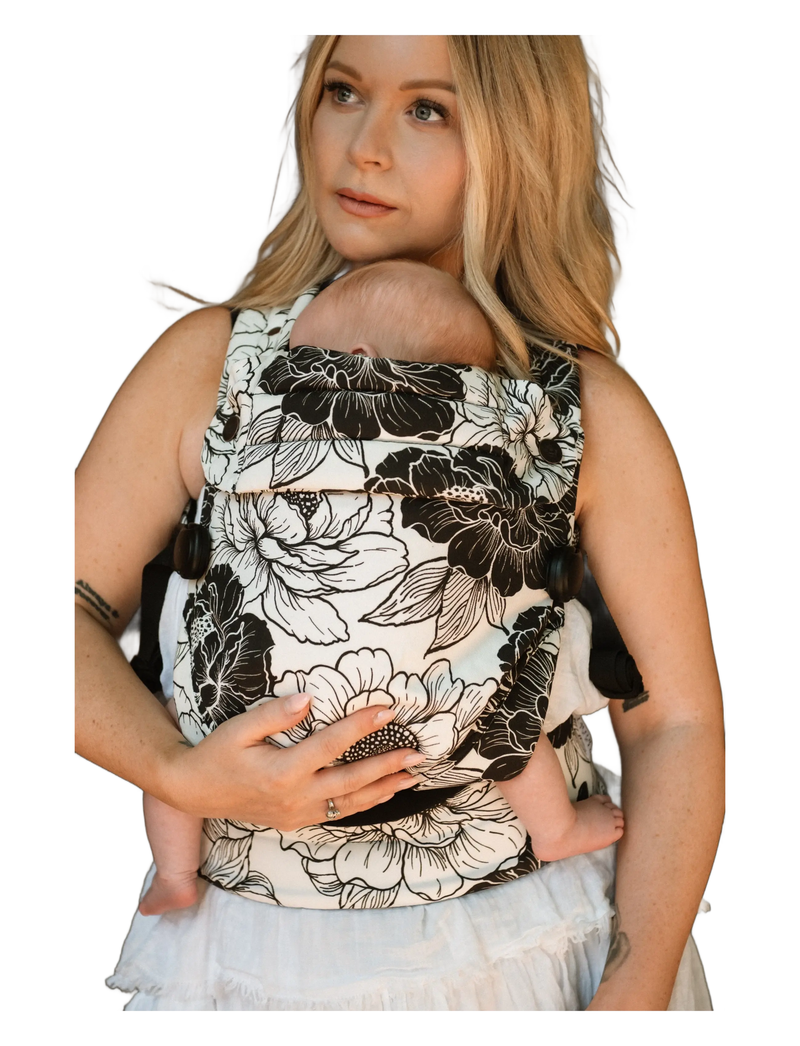 Bizzi Growin Bizzi Growin Organic Nomad Carrier - Urban Bloom - Inspiration - URBAN BLOOM / white