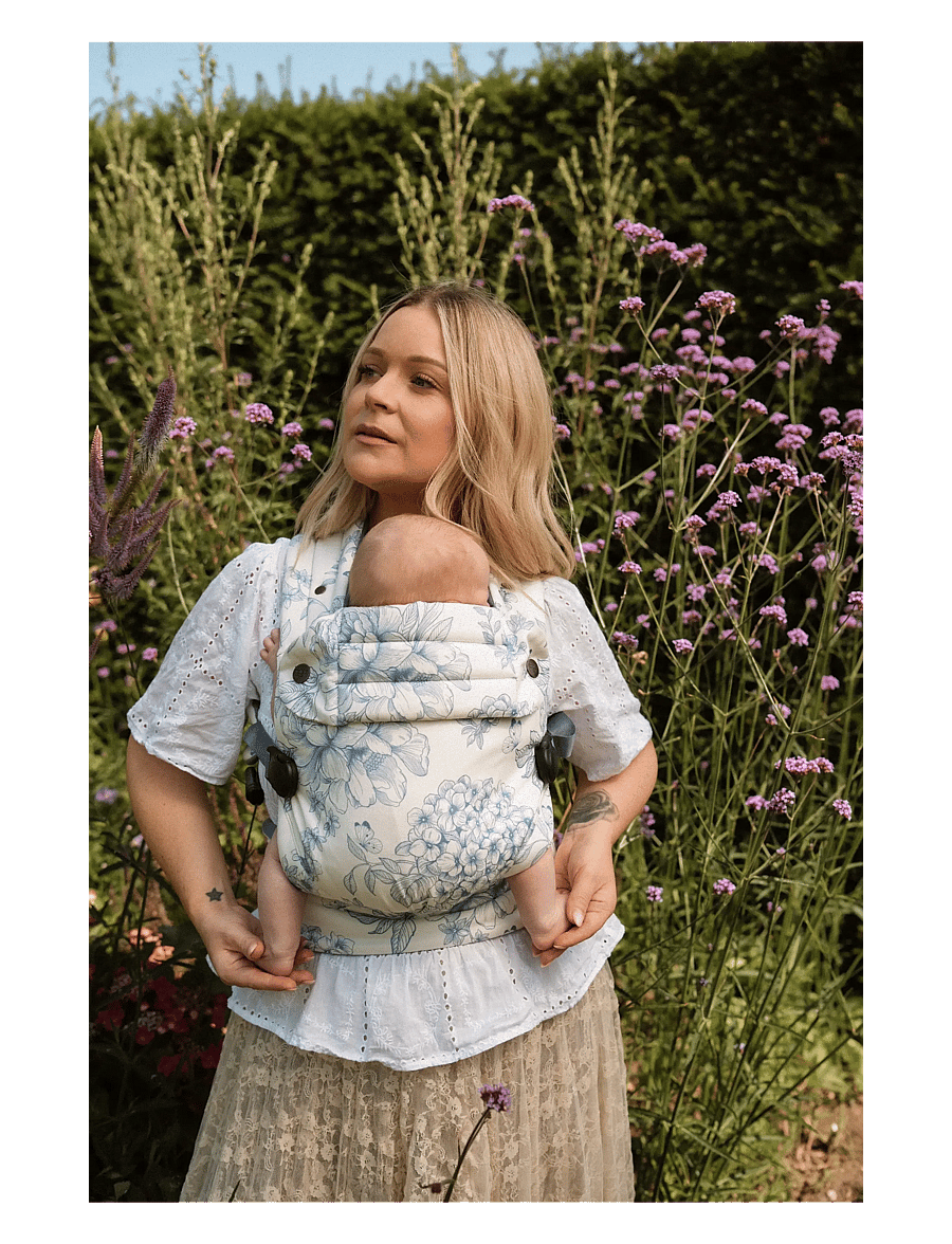 Bizzi Growin - Bizzi Growin Organic Nomad Carrier - Hydrangea - babytragen - hydrangea - 1