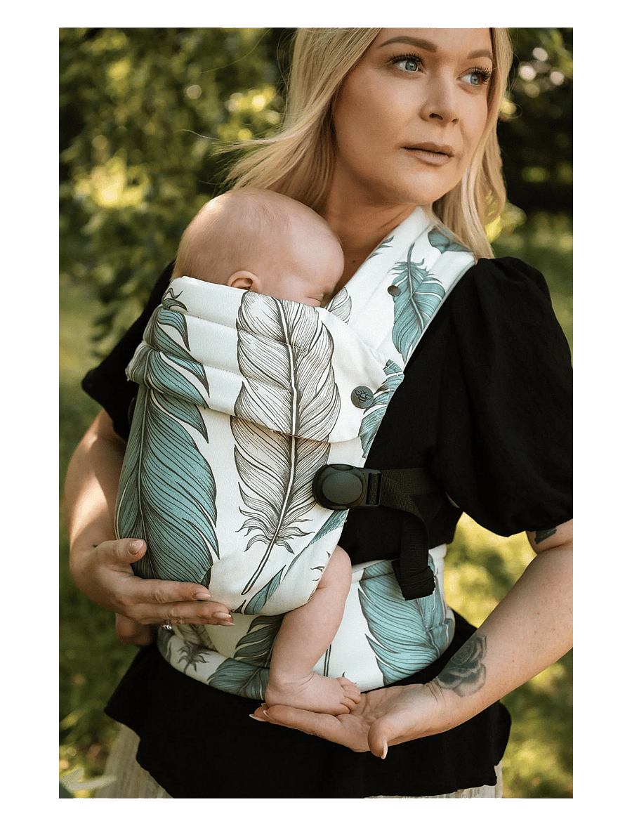 Bizzi Growin - Bizzi Growin Organic Nomad Carrier - Wild Plume - babytragen - wild plume - 1