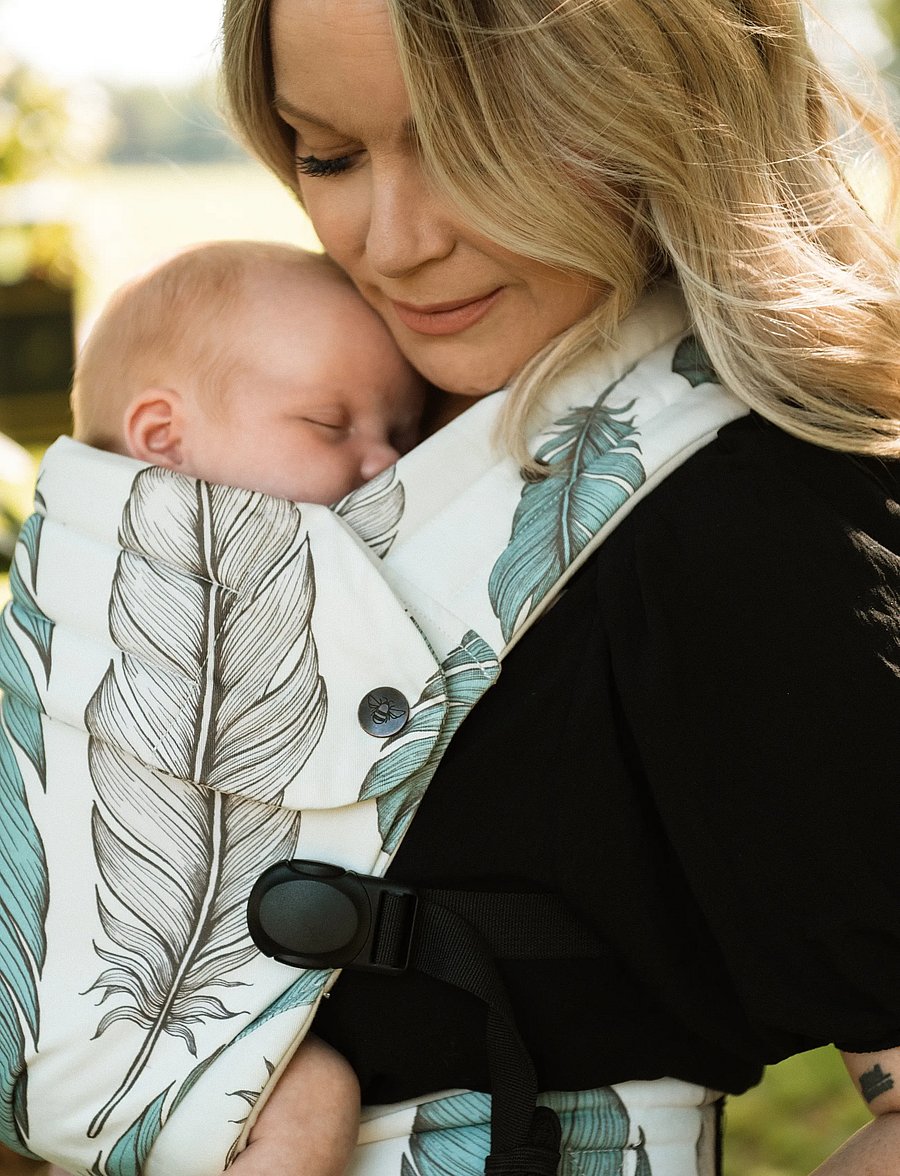 Bizzi Growin - Bizzi Growin Organic Nomad Carrier - Wild Plume - babytragen - wild plume - 3